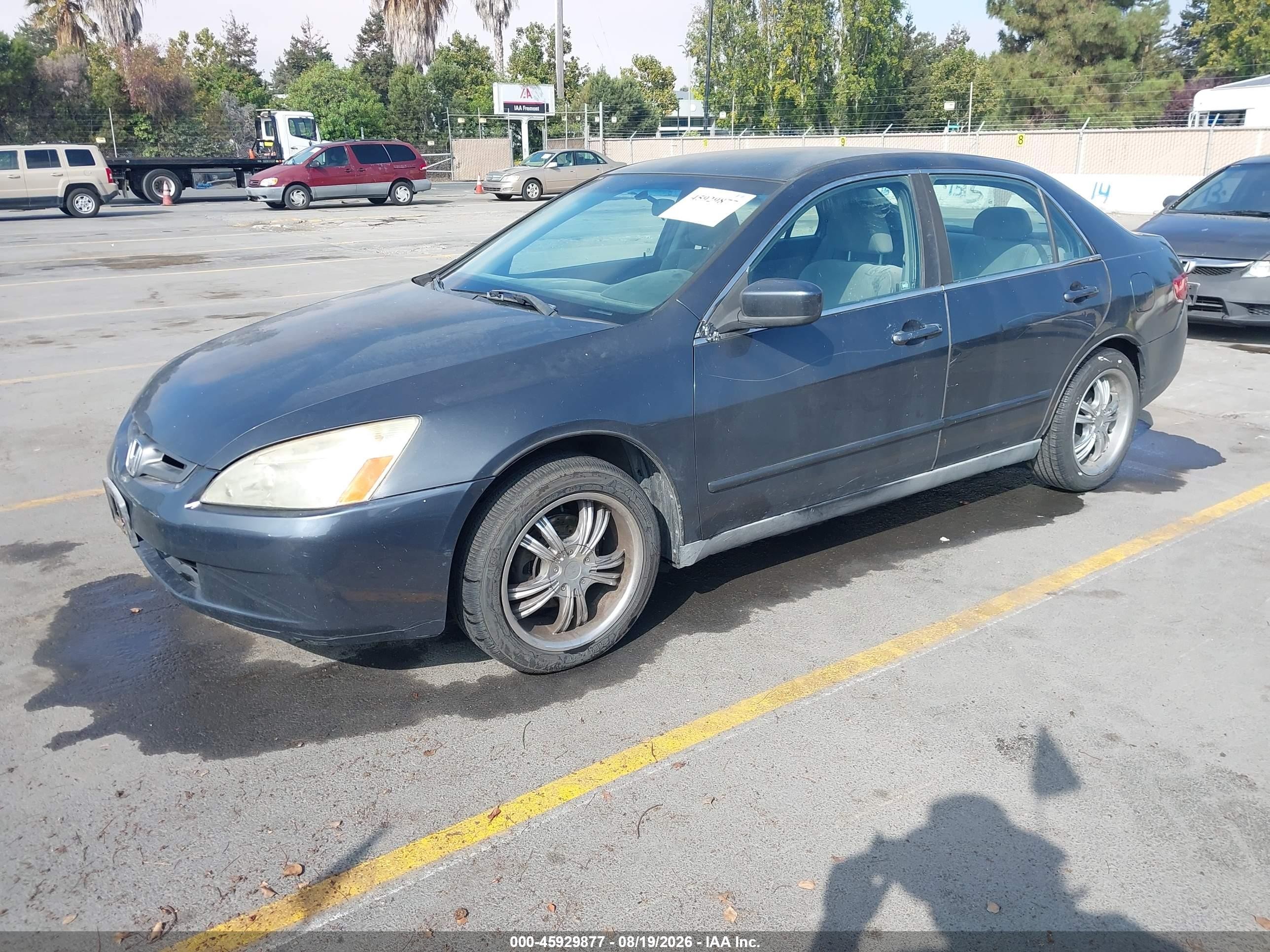 2005 Honda Accord 2.4 Lx Gray vin: 1HGCM56405A146622