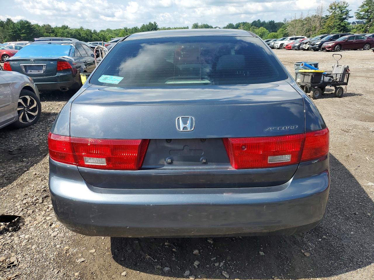 2005 Honda Accord Lx Gray vin: 1HGCM56405A156468