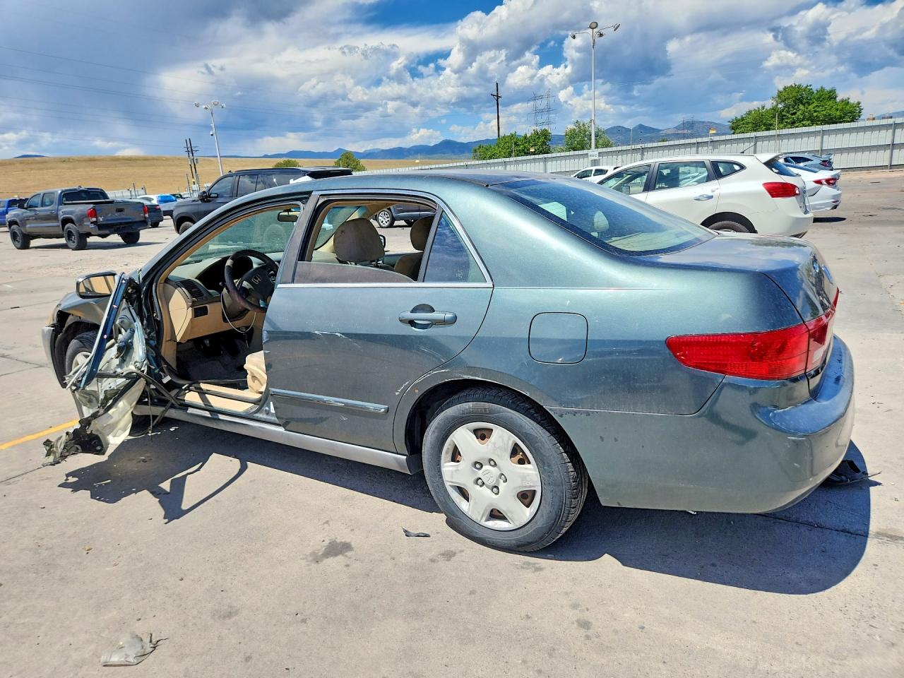 2005 Honda Accord Lx Green vin: 1HGCM56405A158141
