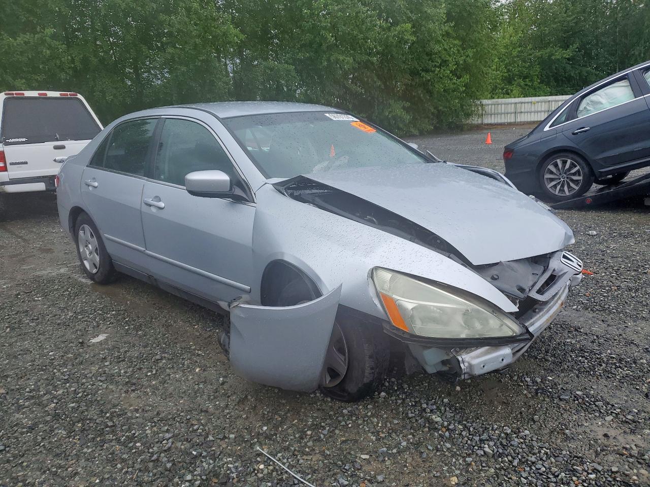 2005 Honda Accord Lx Silver vin: 1HGCM56405A165896