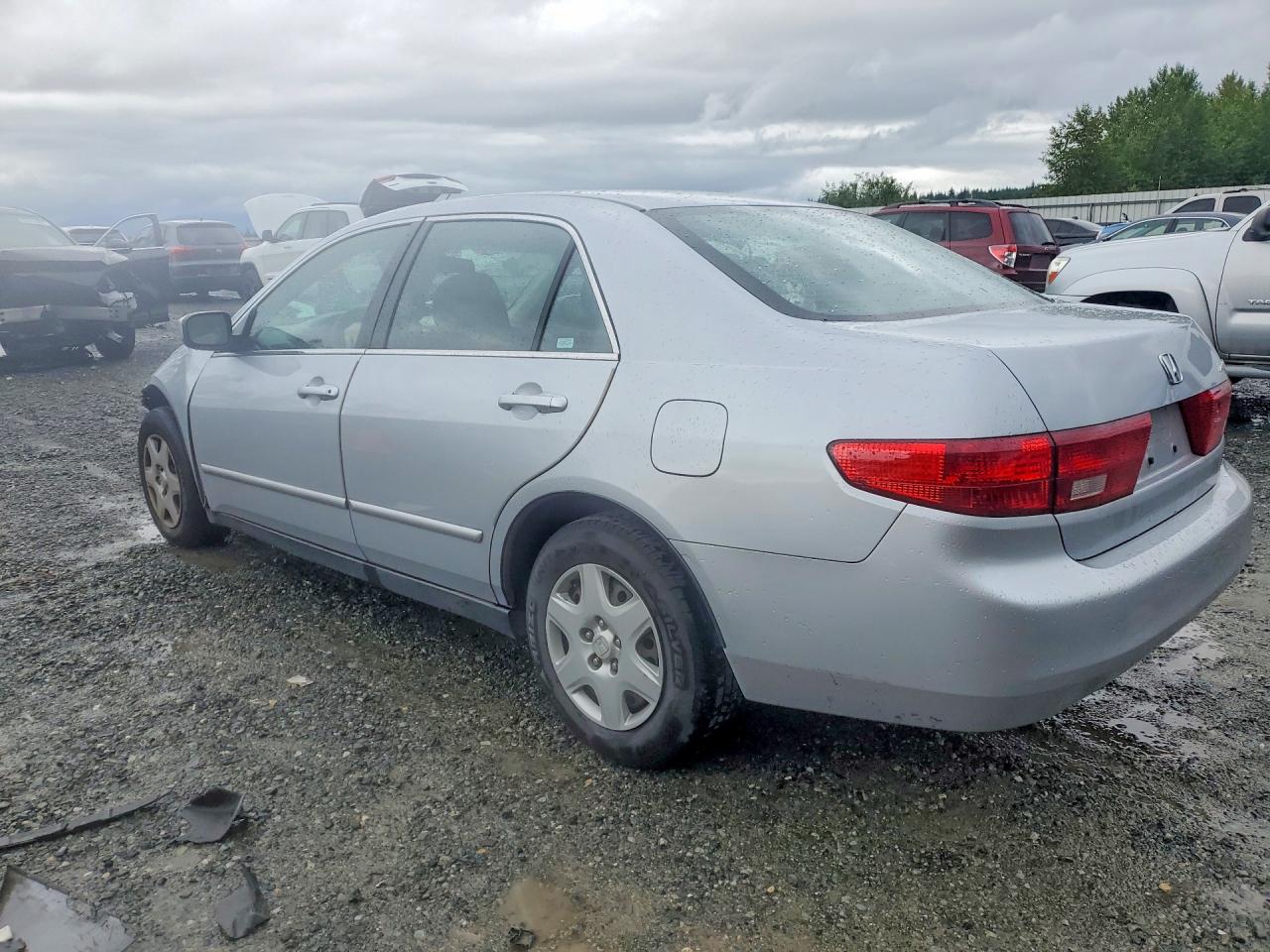 2005 Honda Accord Lx Silver vin: 1HGCM56405A165896