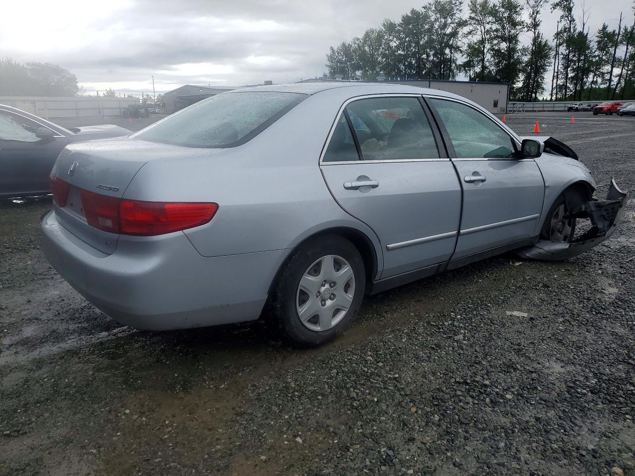2005 Honda Accord Lx Silver vin: 1HGCM56405A165896