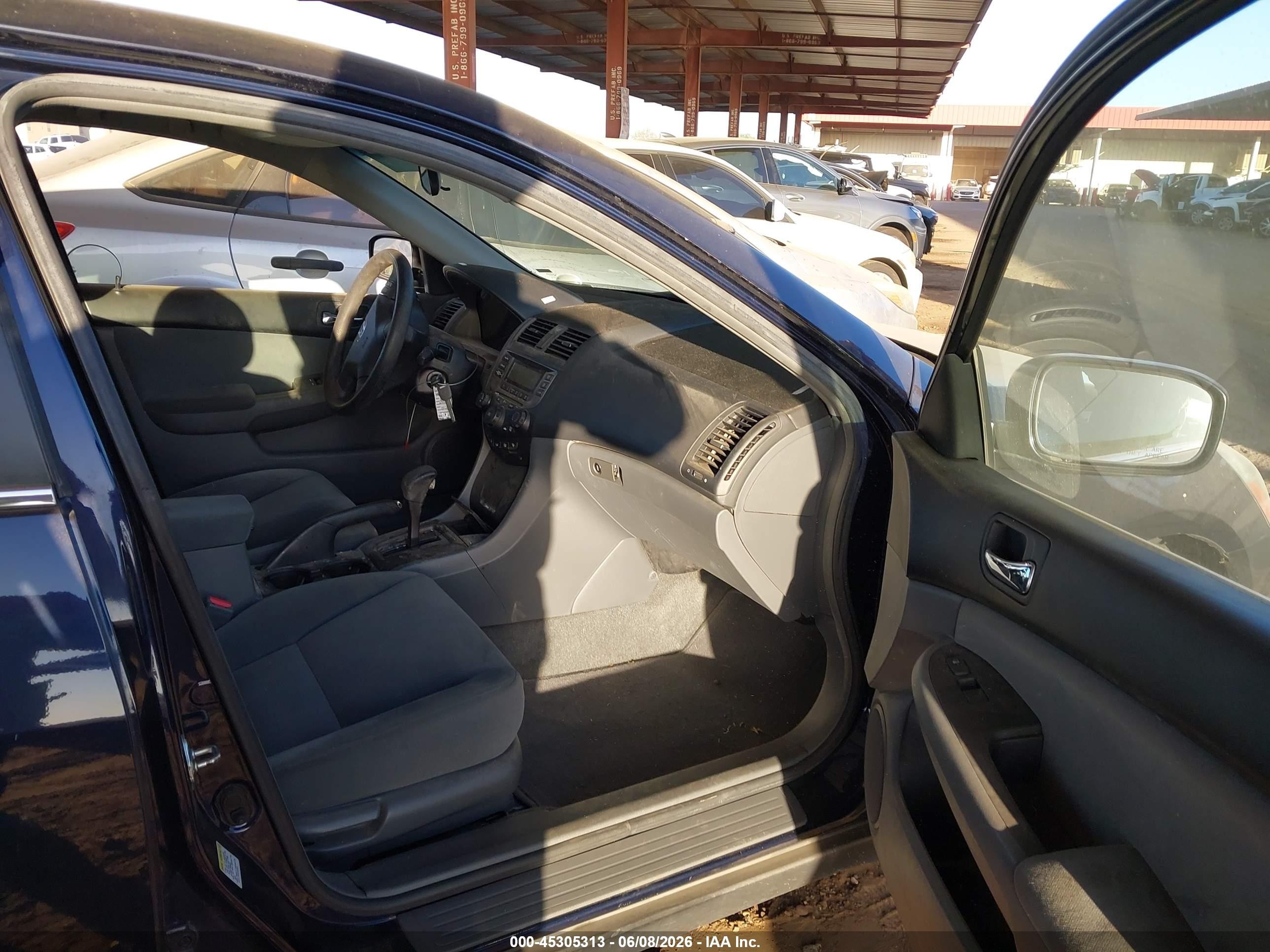 2006 Honda Accord 2.4 Lx Blue vin: 1HGCM56406A058137