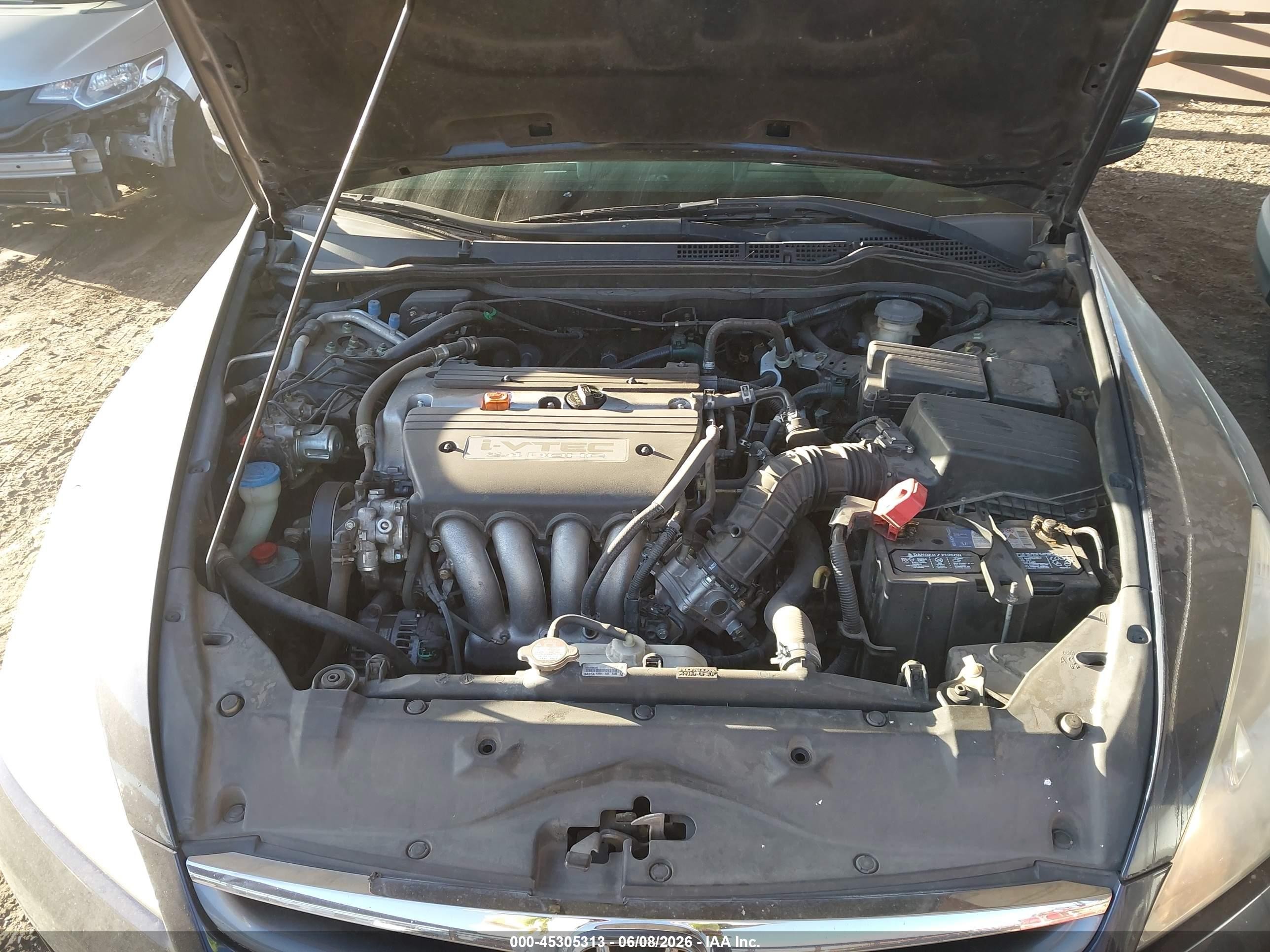 2006 Honda Accord 2.4 Lx Blue vin: 1HGCM56406A058137