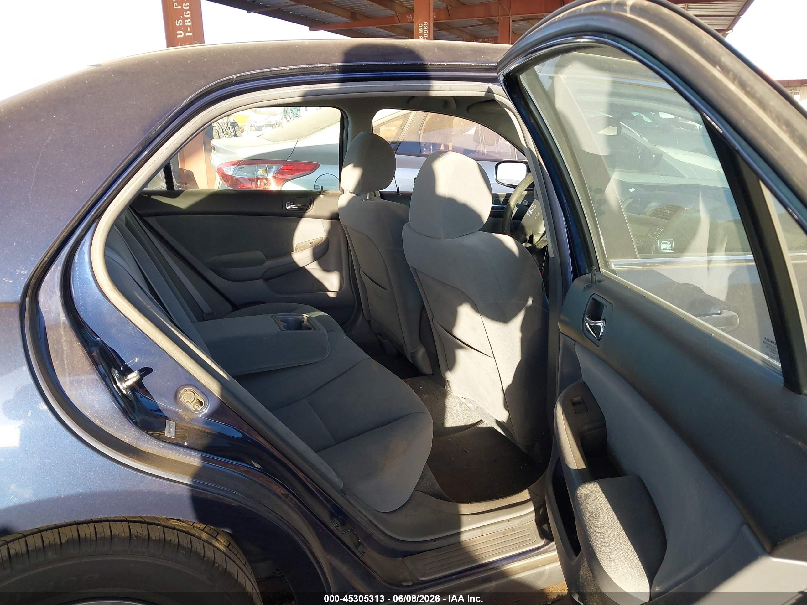 2006 Honda Accord 2.4 Lx Blue vin: 1HGCM56406A058137