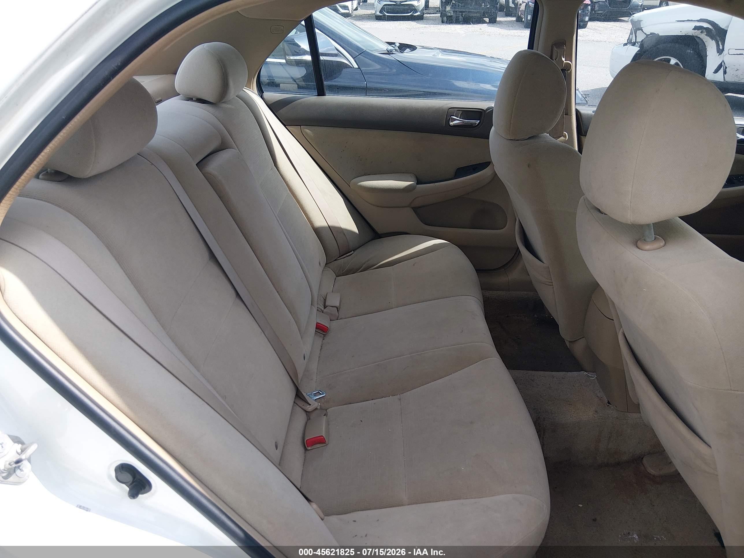 2006 Honda Accord 2.4 Lx White vin: 1HGCM56406A177550