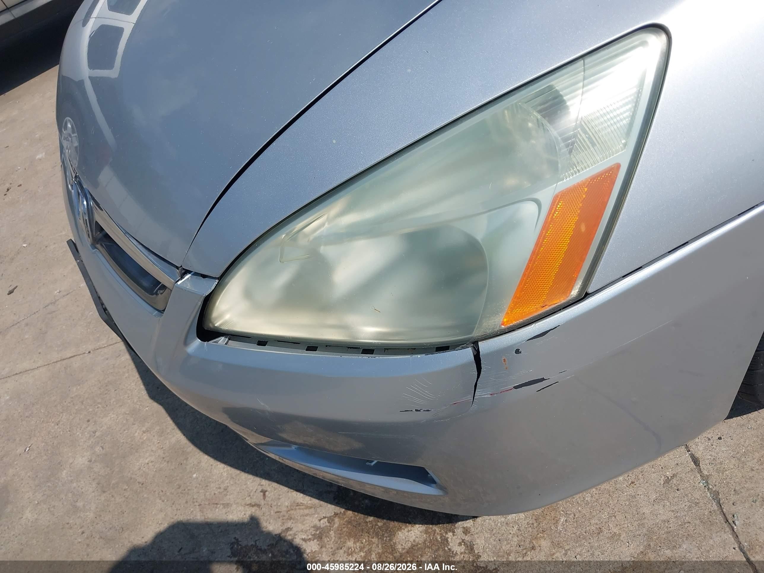 2007 Honda Accord 2.4 Lx Серебряный vin: 1HGCM56407A069043