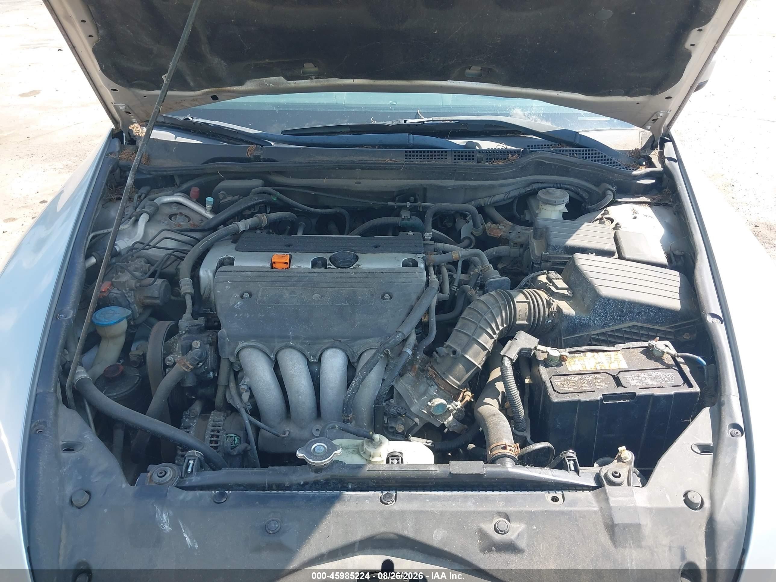 2007 Honda Accord 2.4 Lx Серебряный vin: 1HGCM56407A069043