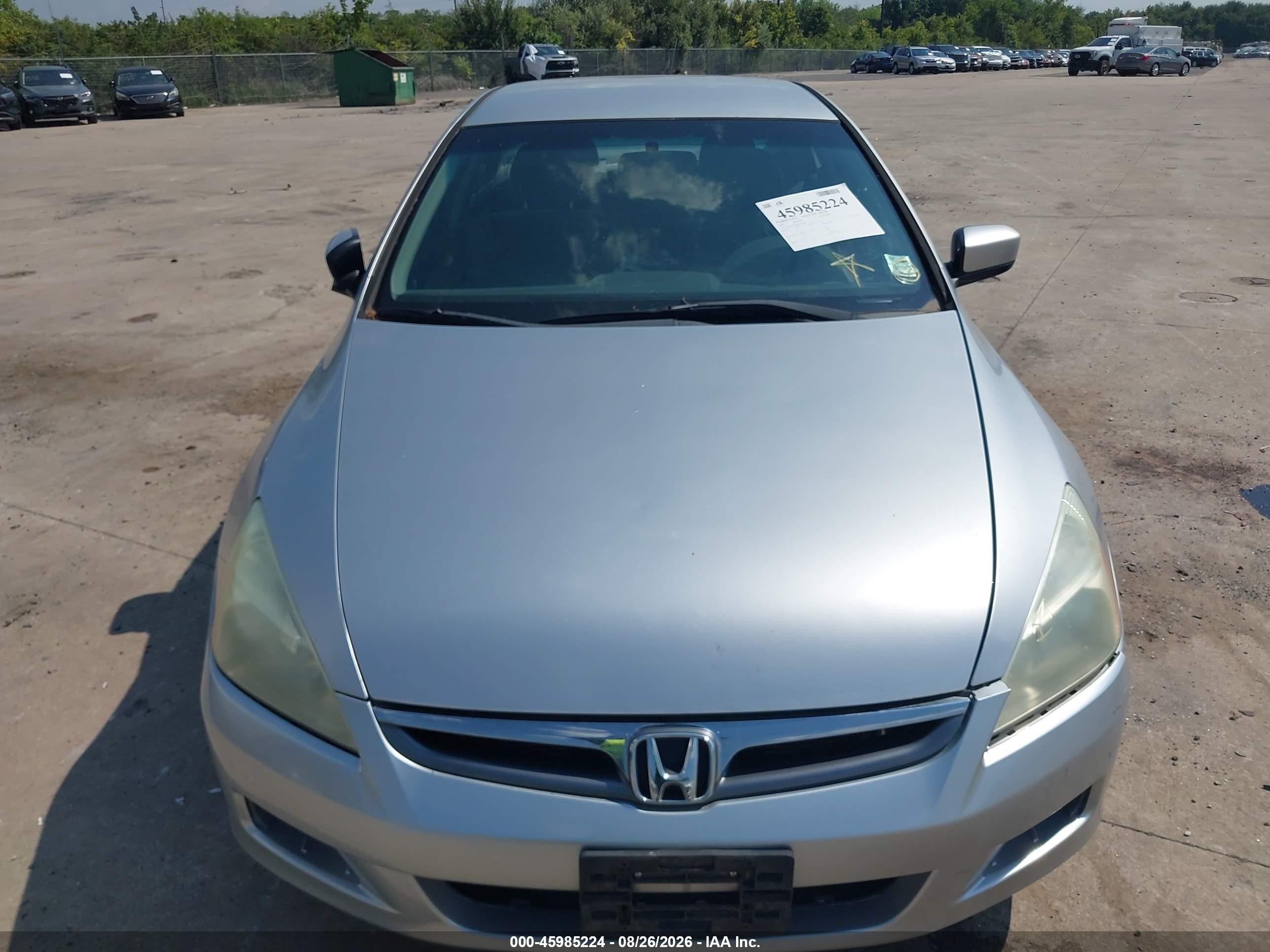 2007 Honda Accord 2.4 Lx Серебряный vin: 1HGCM56407A069043