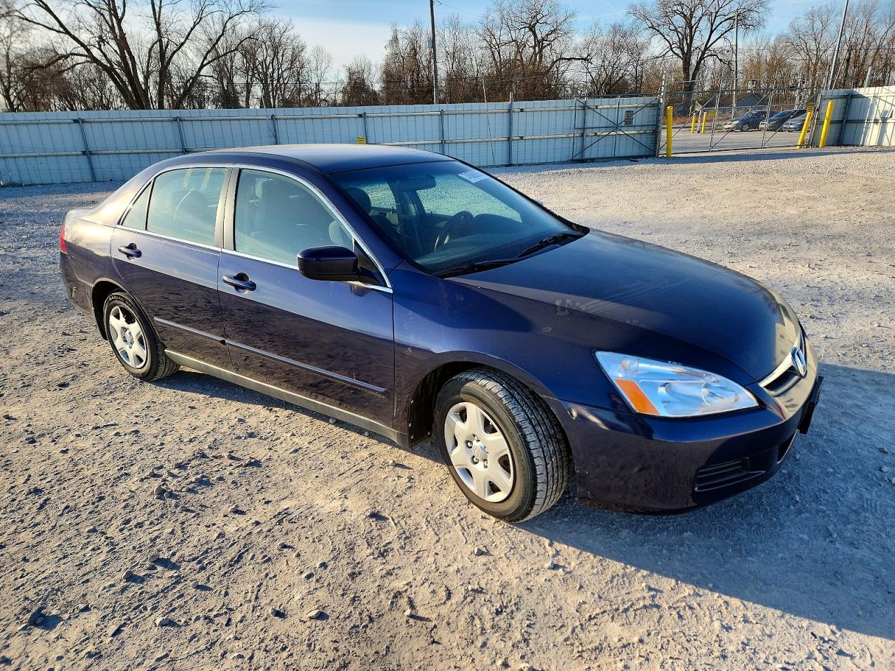 2007 Honda Accord Lx Blue vin: 1HGCM56407A122372
