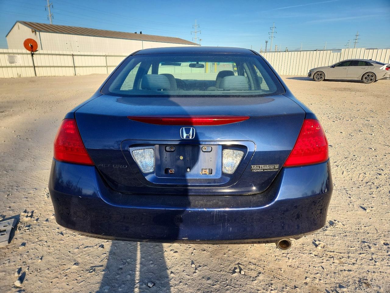 2007 Honda Accord Lx Blue vin: 1HGCM56407A122372