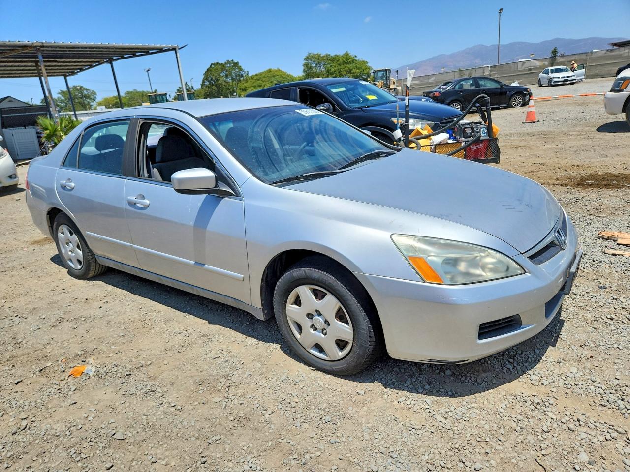2007 Honda Accord Lx Серебряный vin: 1HGCM56407A154951