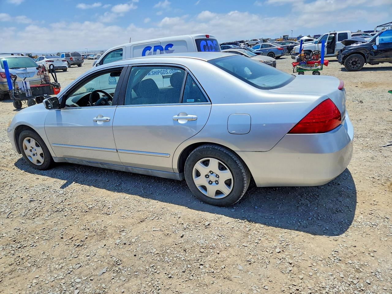 2007 Honda Accord Lx Серебряный vin: 1HGCM56407A154951