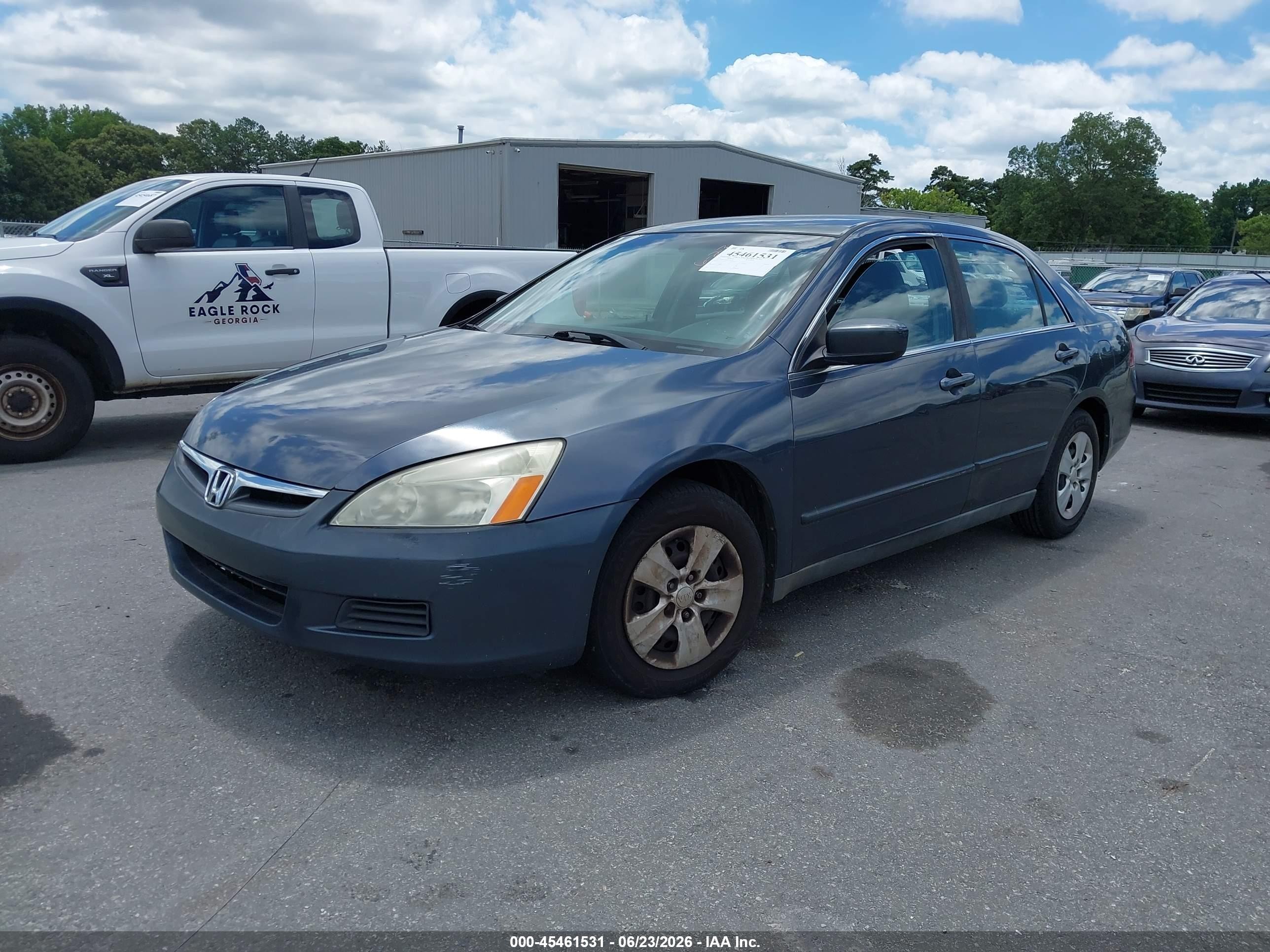 2007 Honda Accord 2.4 Lx Gray vin: 1HGCM56407A156277