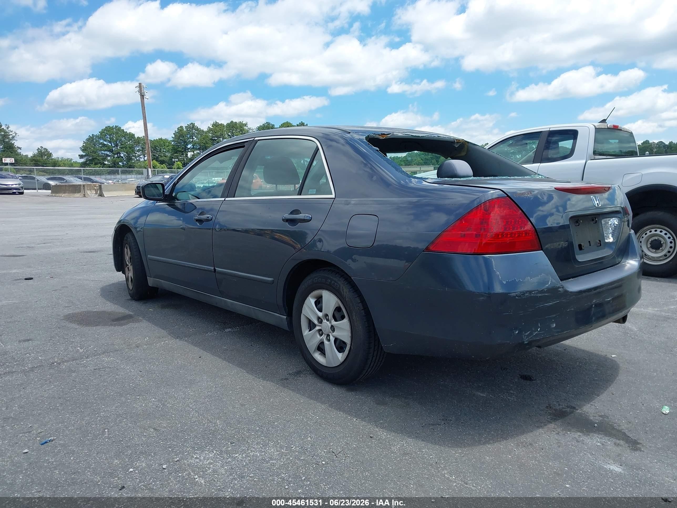 2007 Honda Accord 2.4 Lx Gray vin: 1HGCM56407A156277