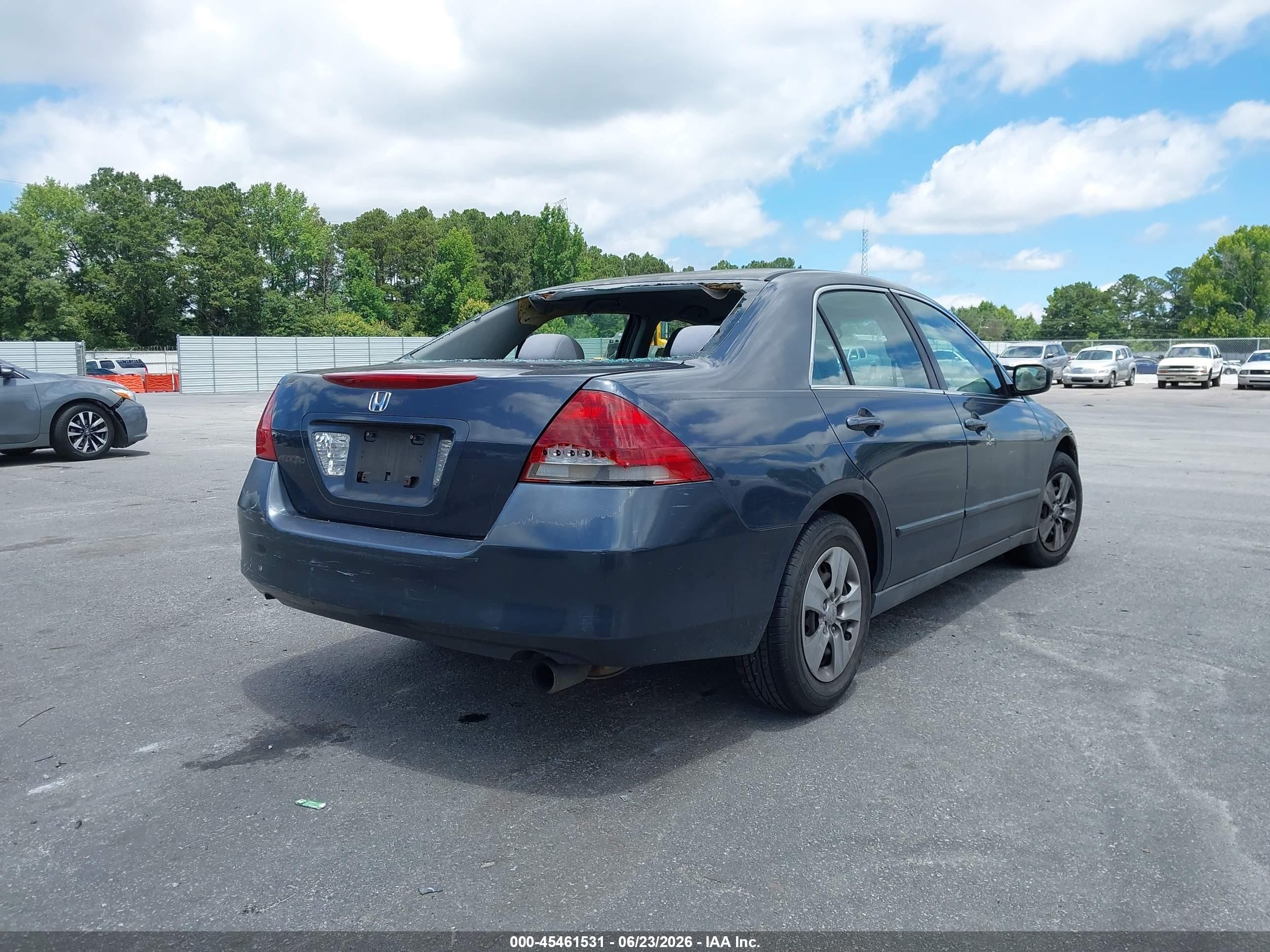 2007 Honda Accord 2.4 Lx Gray vin: 1HGCM56407A156277