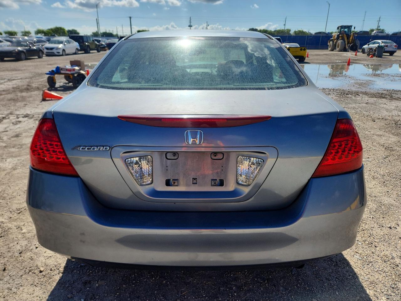 2007 Honda Accord Lx Серый vin: 1HGCM56407A205428