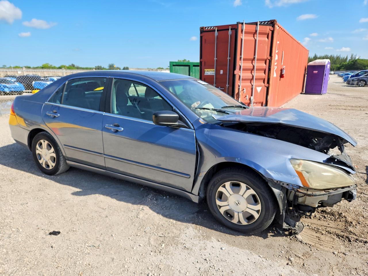 2007 Honda Accord Lx Серый vin: 1HGCM56407A205428
