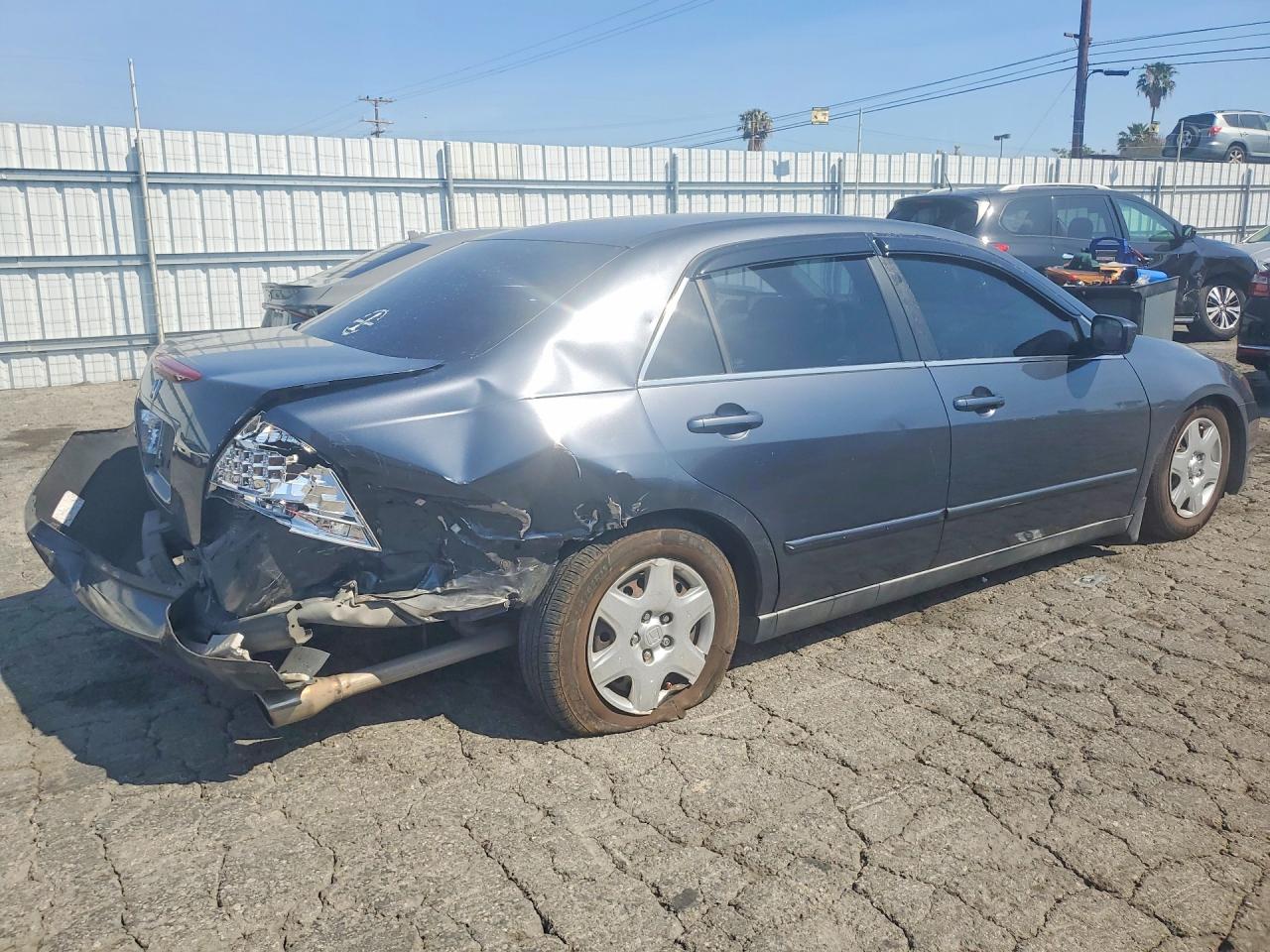 2007 Honda Accord Lx Gray vin: 1HGCM56407A218440