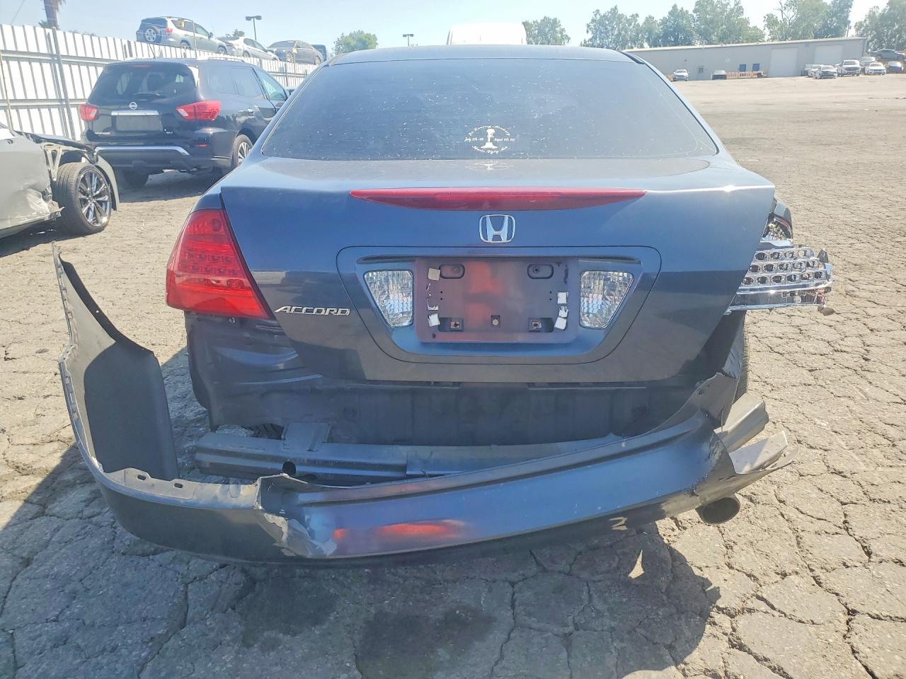 2007 Honda Accord Lx Gray vin: 1HGCM56407A218440