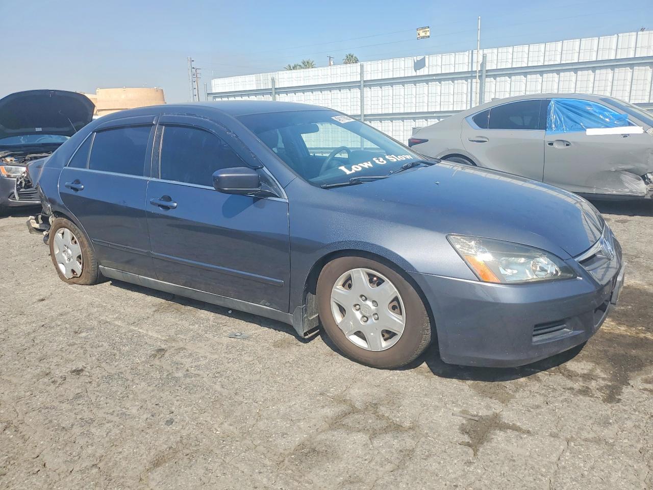 2007 Honda Accord Lx Gray vin: 1HGCM56407A218440