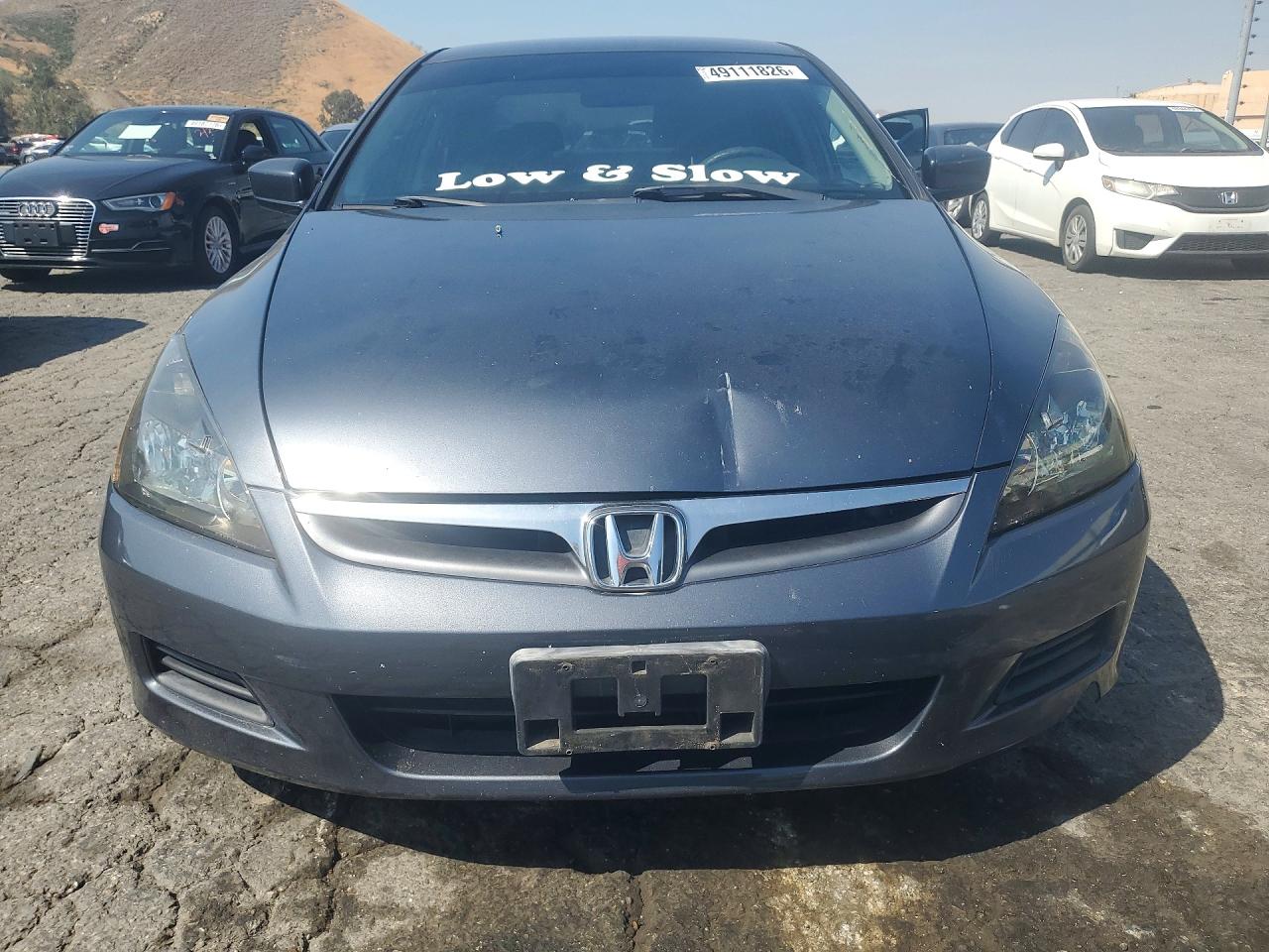 2007 Honda Accord Lx Gray vin: 1HGCM56407A218440