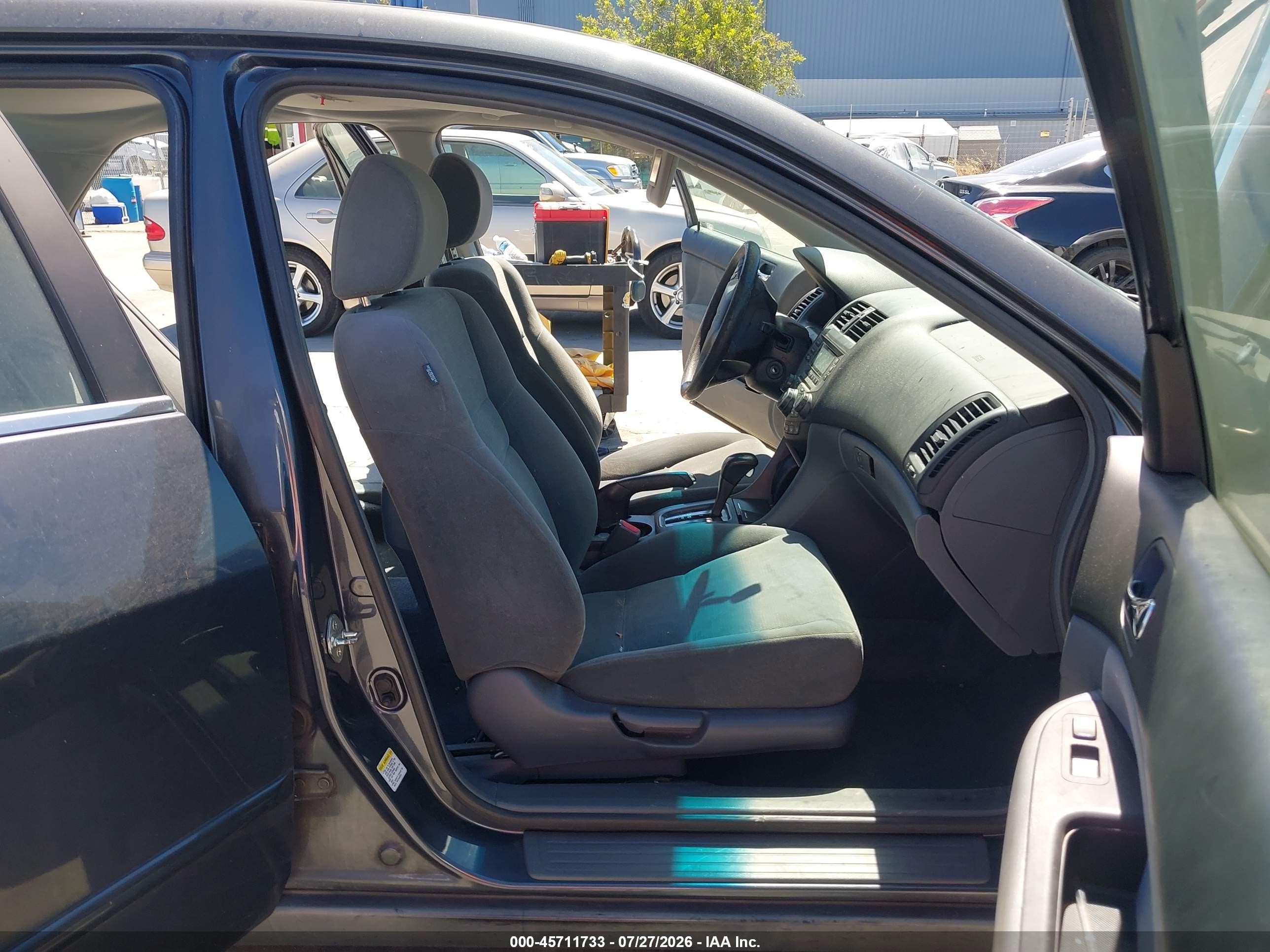 2007 Honda Accord 2.4 Lx Gray vin: 1HGCM56407A222083