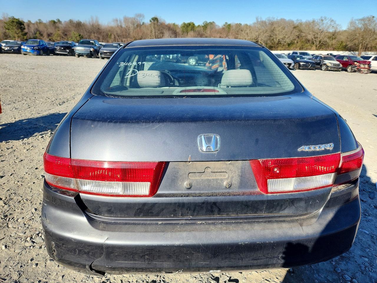 2003 Honda Accord Lx Gray vin: 1HGCM56413A031377