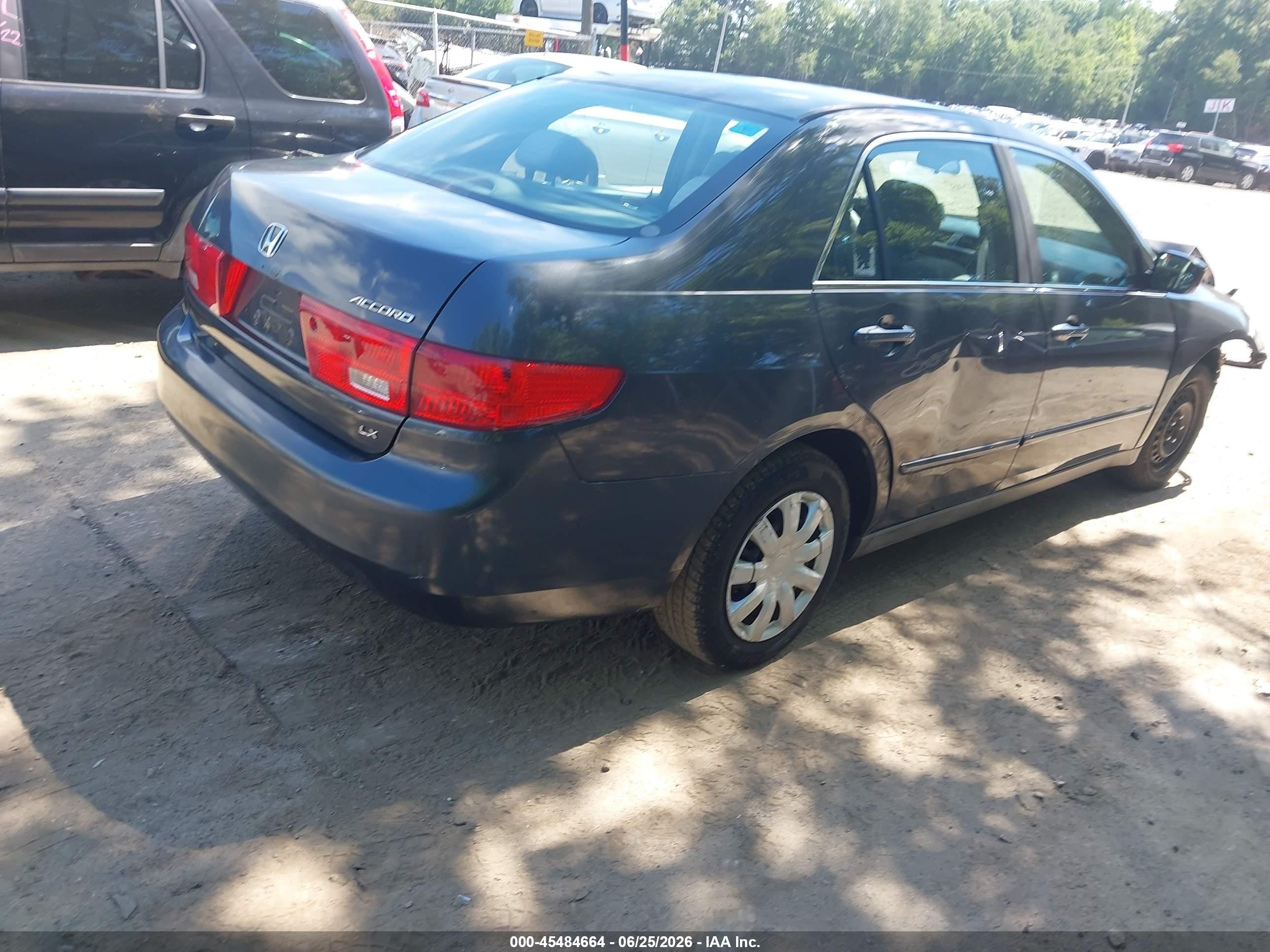 2005 Honda Accord 2.4 Lx Gray vin: 1HGCM56415A001203