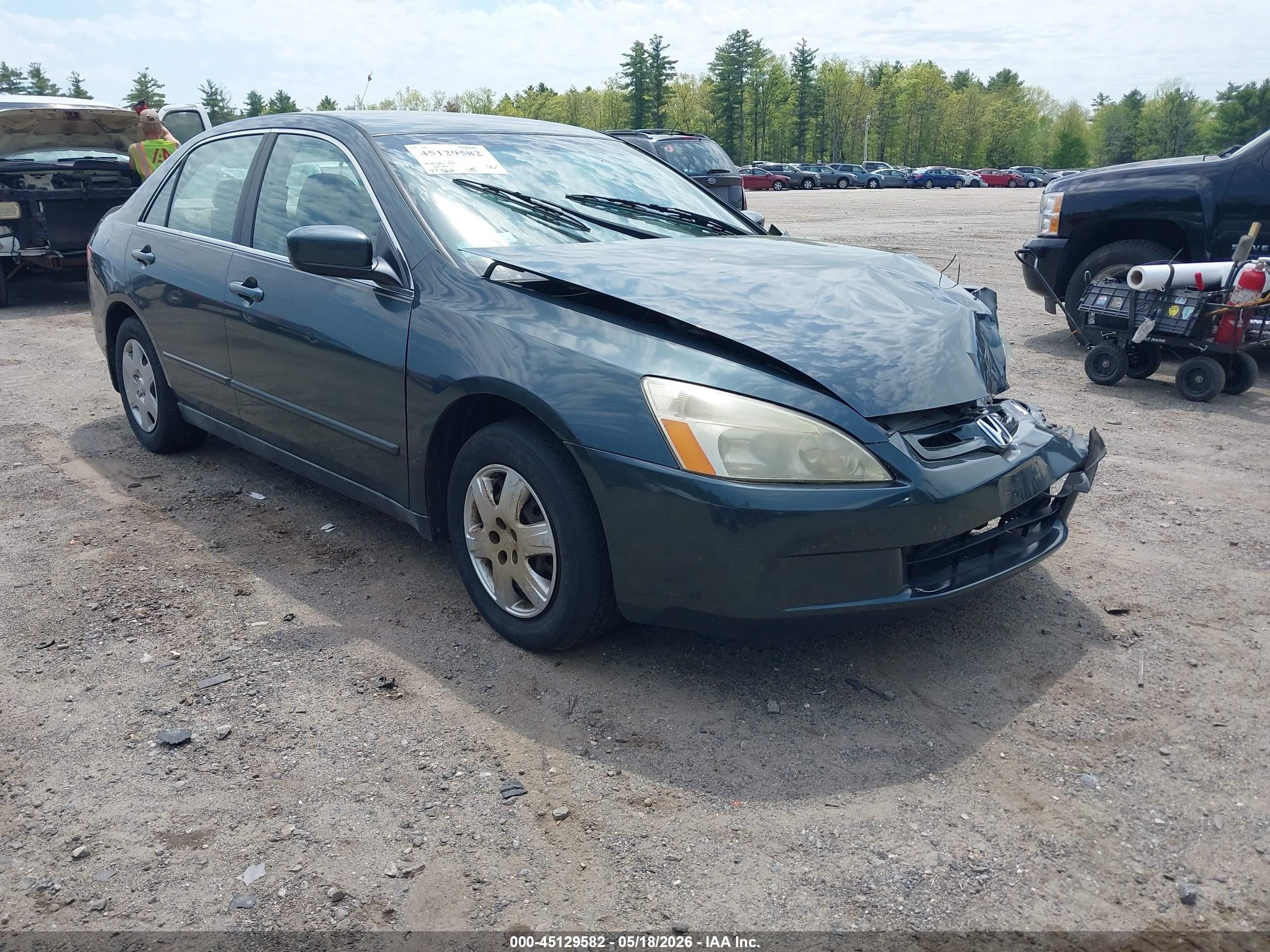 2005 Honda Accord 2.4 Lx Зеленый vin: 1HGCM56415A024013