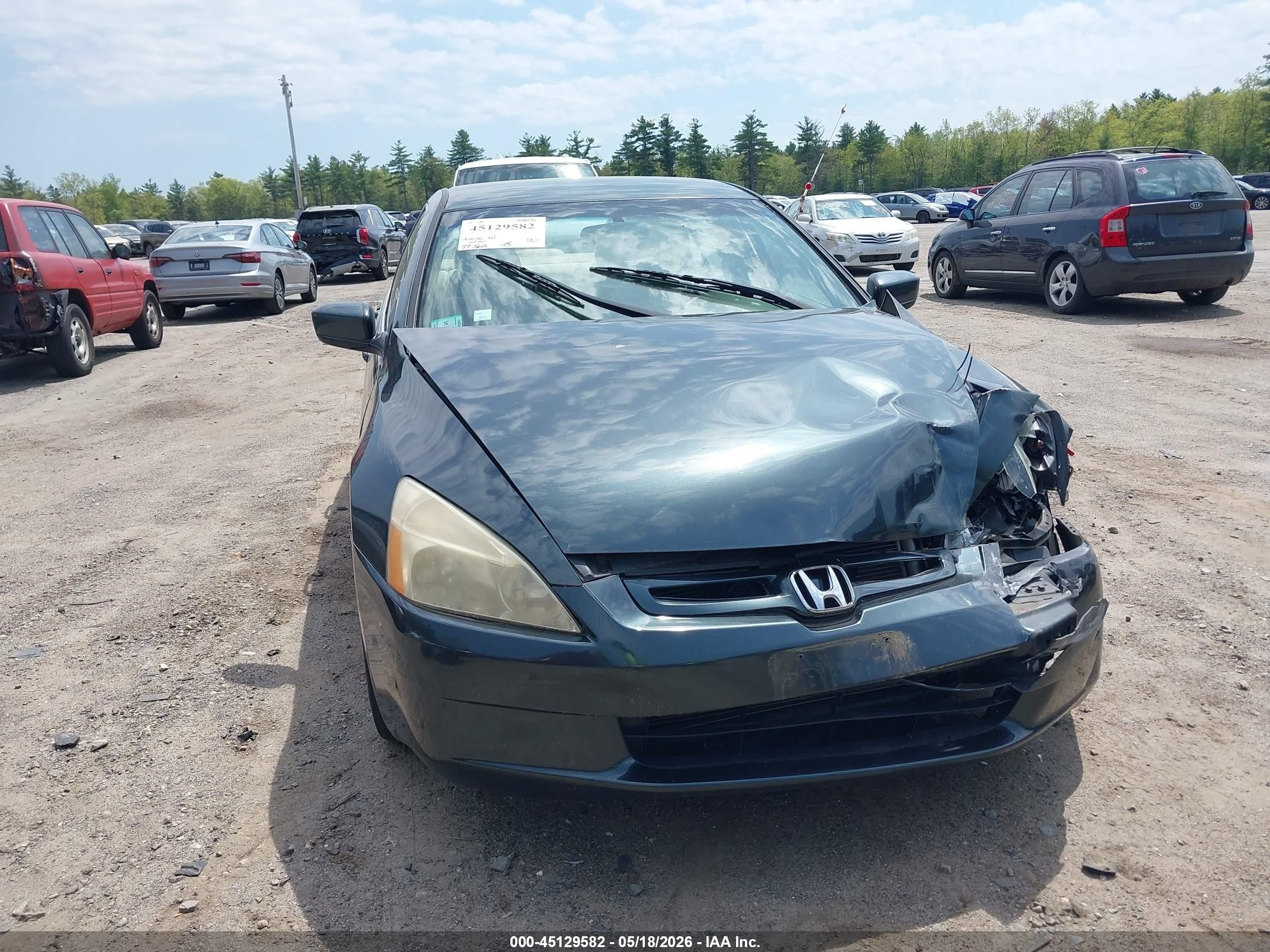 2005 Honda Accord 2.4 Lx Зеленый vin: 1HGCM56415A024013