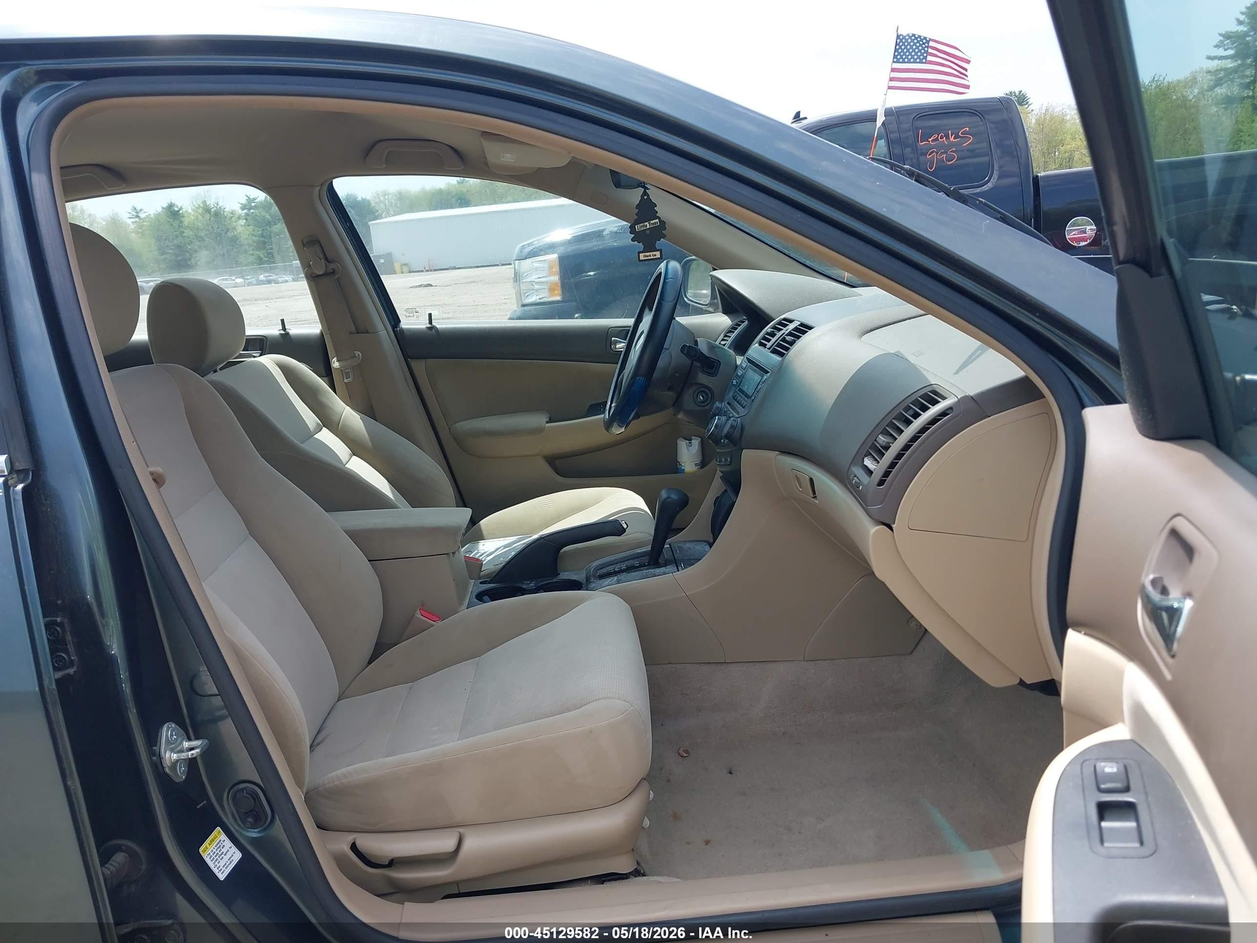2005 Honda Accord 2.4 Lx Зеленый vin: 1HGCM56415A024013