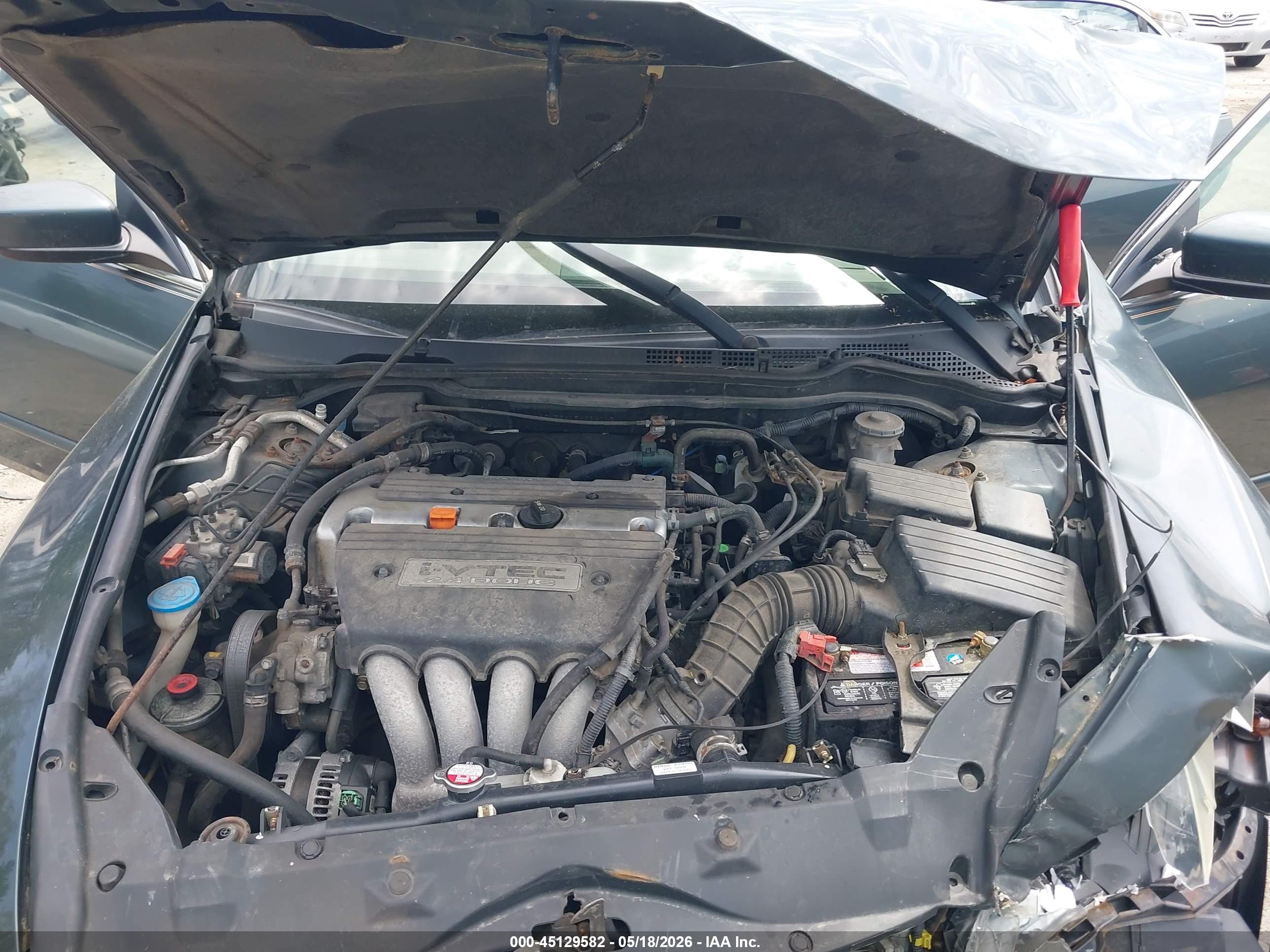 2005 Honda Accord 2.4 Lx Зеленый vin: 1HGCM56415A024013