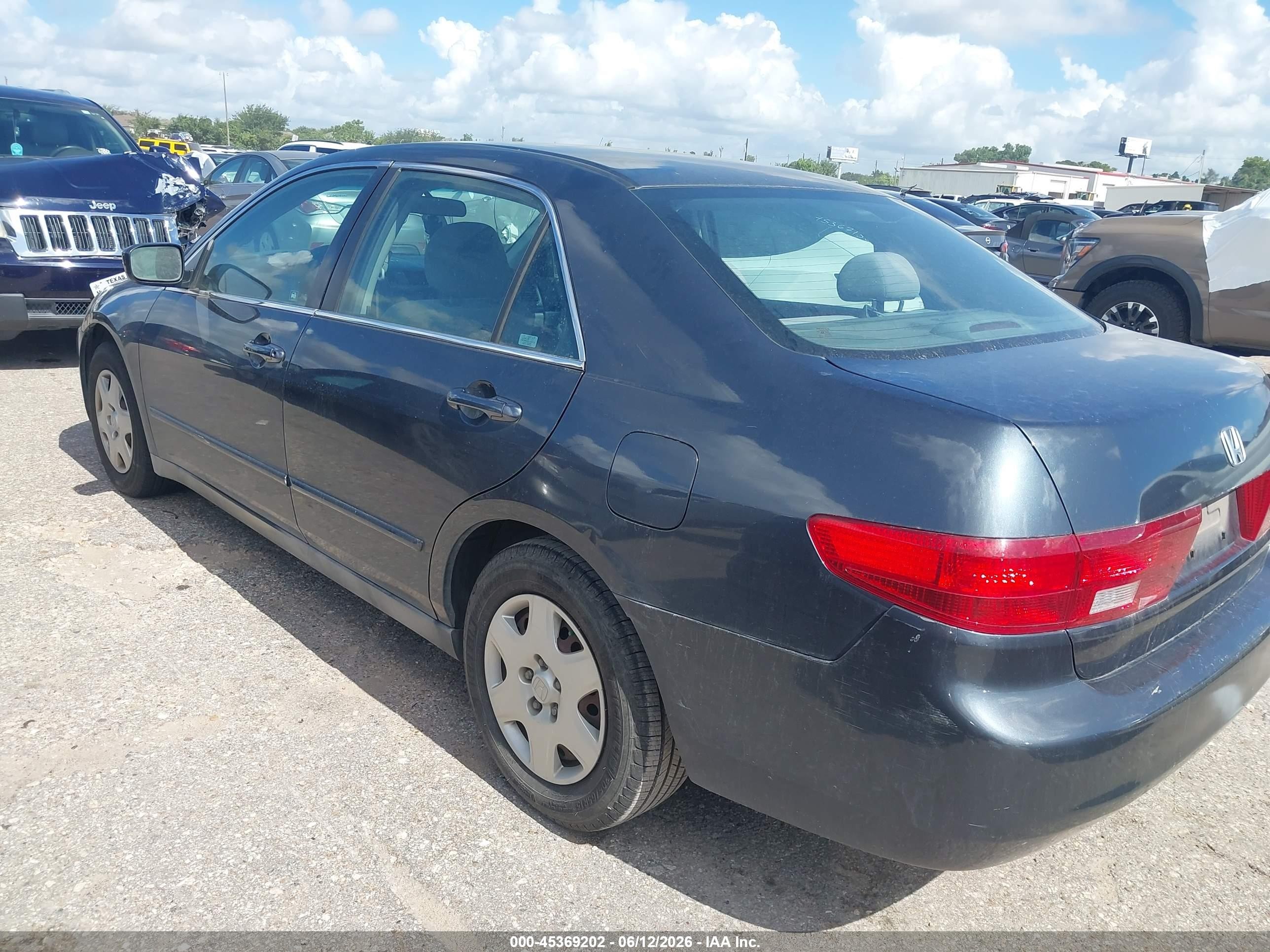 2005 Honda Accord 2.4 Lx Gray vin: 1HGCM56415A033682