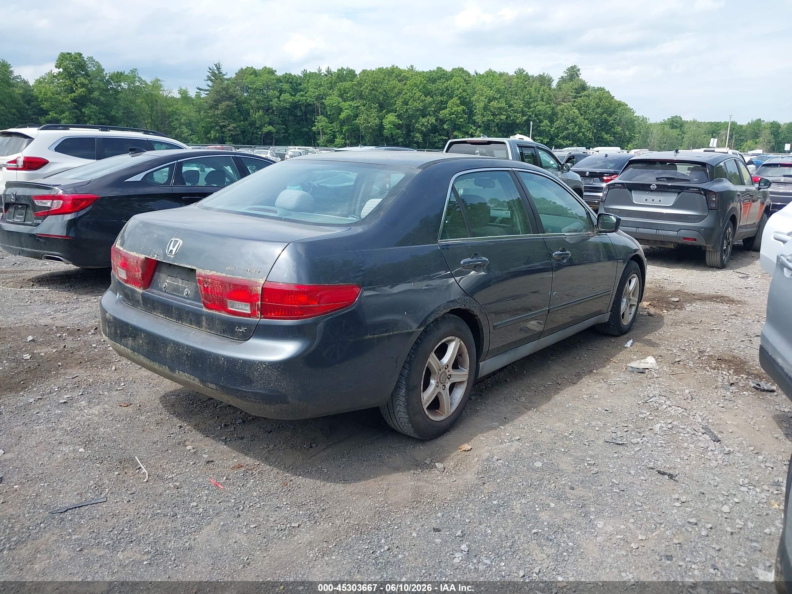 2005 Honda Accord 2.4 Lx Серый vin: 1HGCM56415A083854