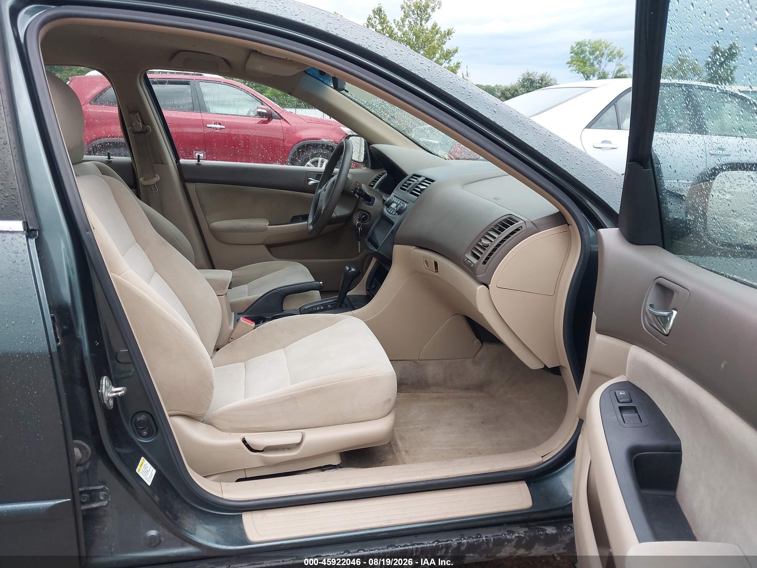 2005 Honda Accord 2.4 Lx Gray vin: 1HGCM56415A091629