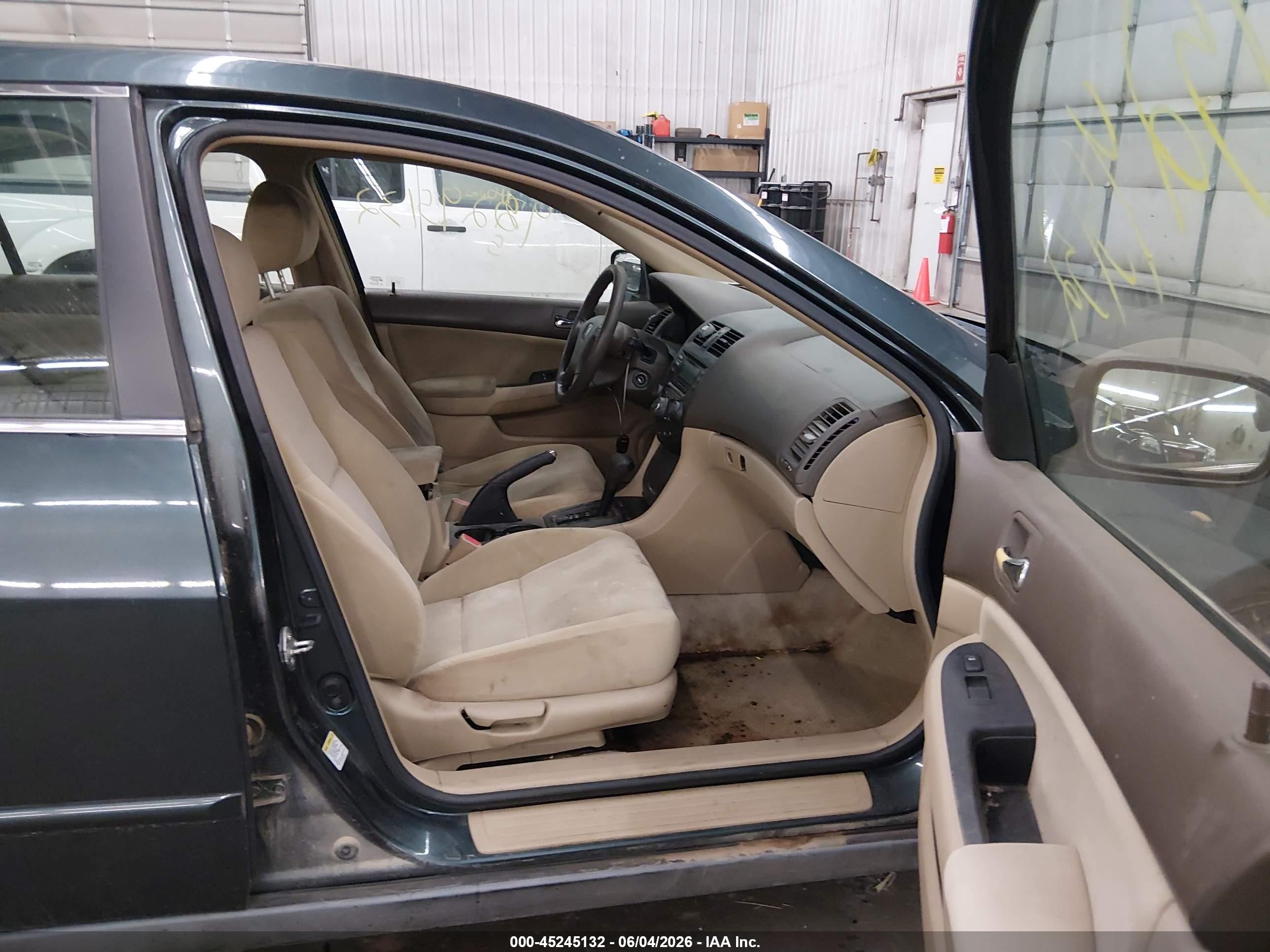 2005 Honda Accord 2.4 Lx Green vin: 1HGCM56415A137654