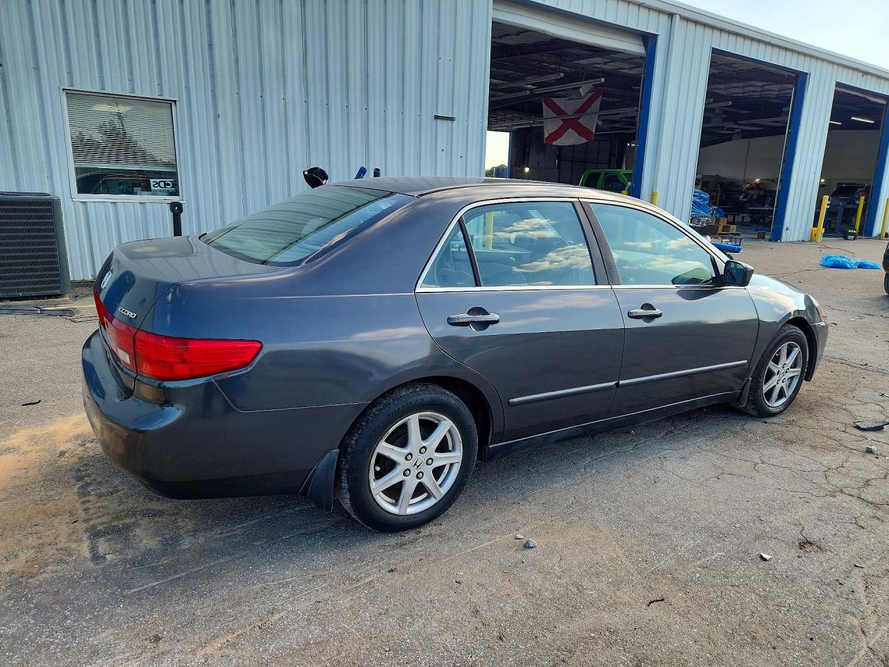 2005 Honda Accord Lx Gray vin: 1HGCM56415A155524