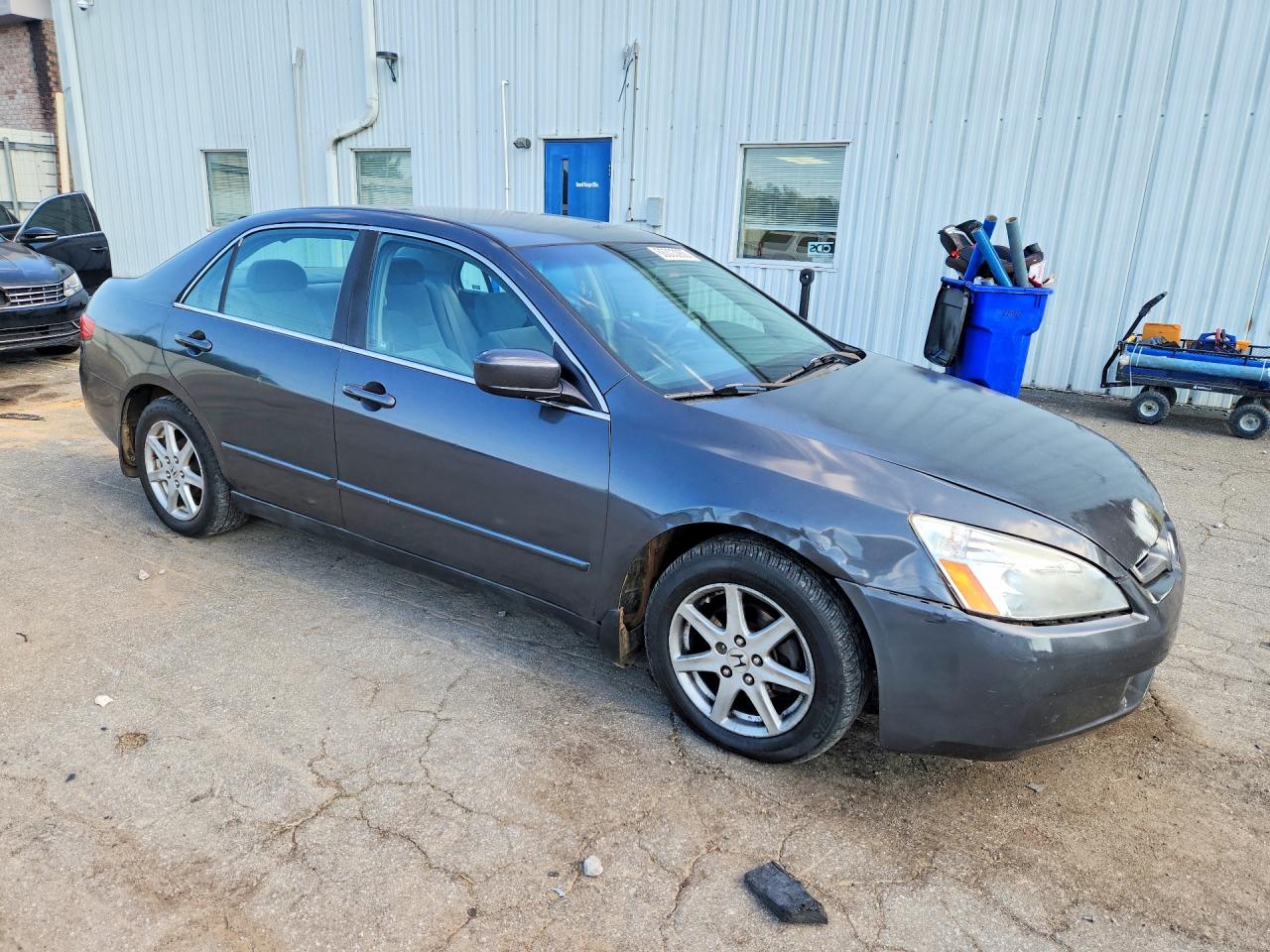 2005 Honda Accord Lx Gray vin: 1HGCM56415A155524