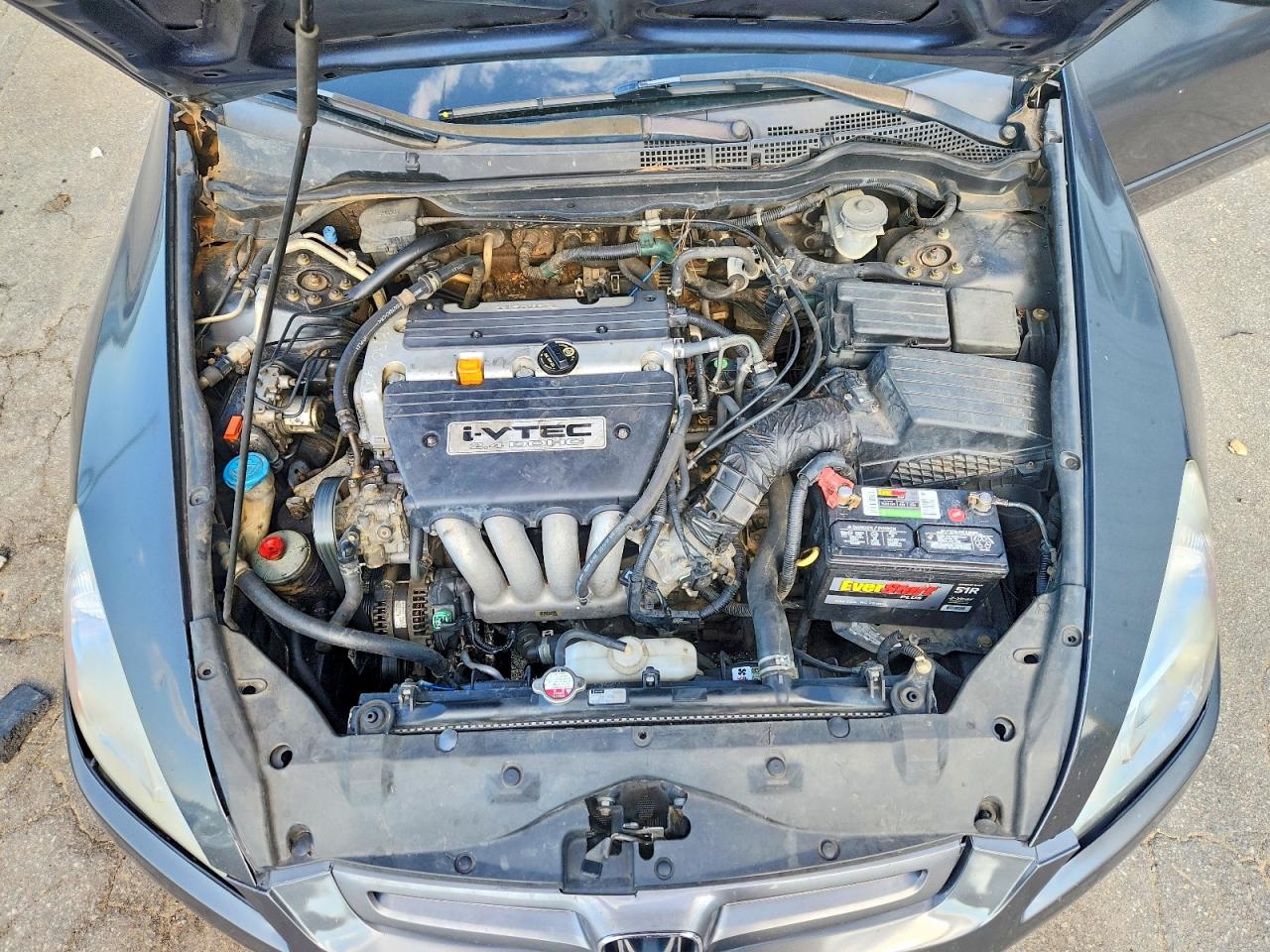 2005 Honda Accord Lx Gray vin: 1HGCM56415A155524