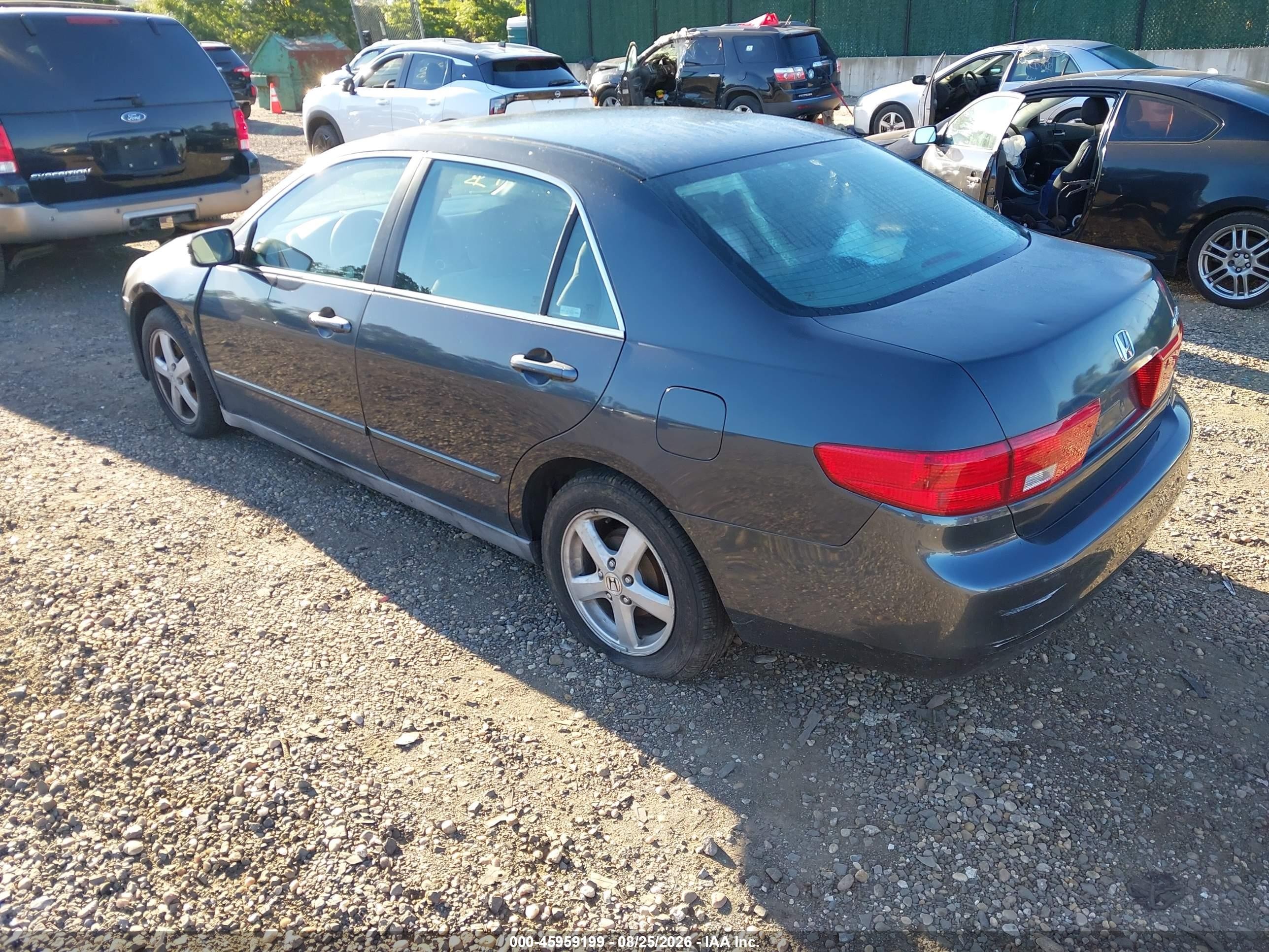 2005 Honda Accord 2.4 Lx Gray vin: 1HGCM56415A192766