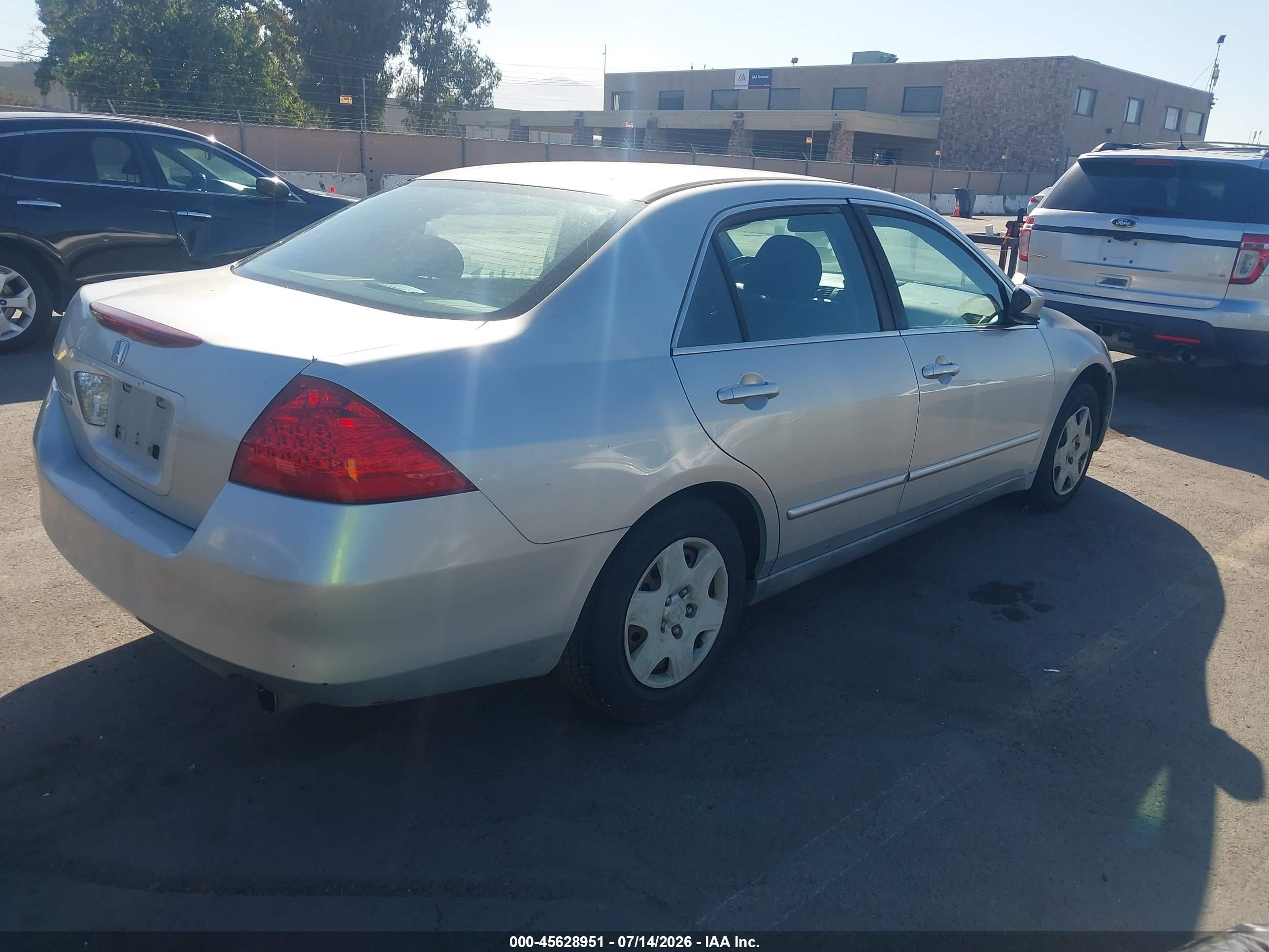 2006 Honda Accord 2.4 Lx Silver vin: 1HGCM56416A004460