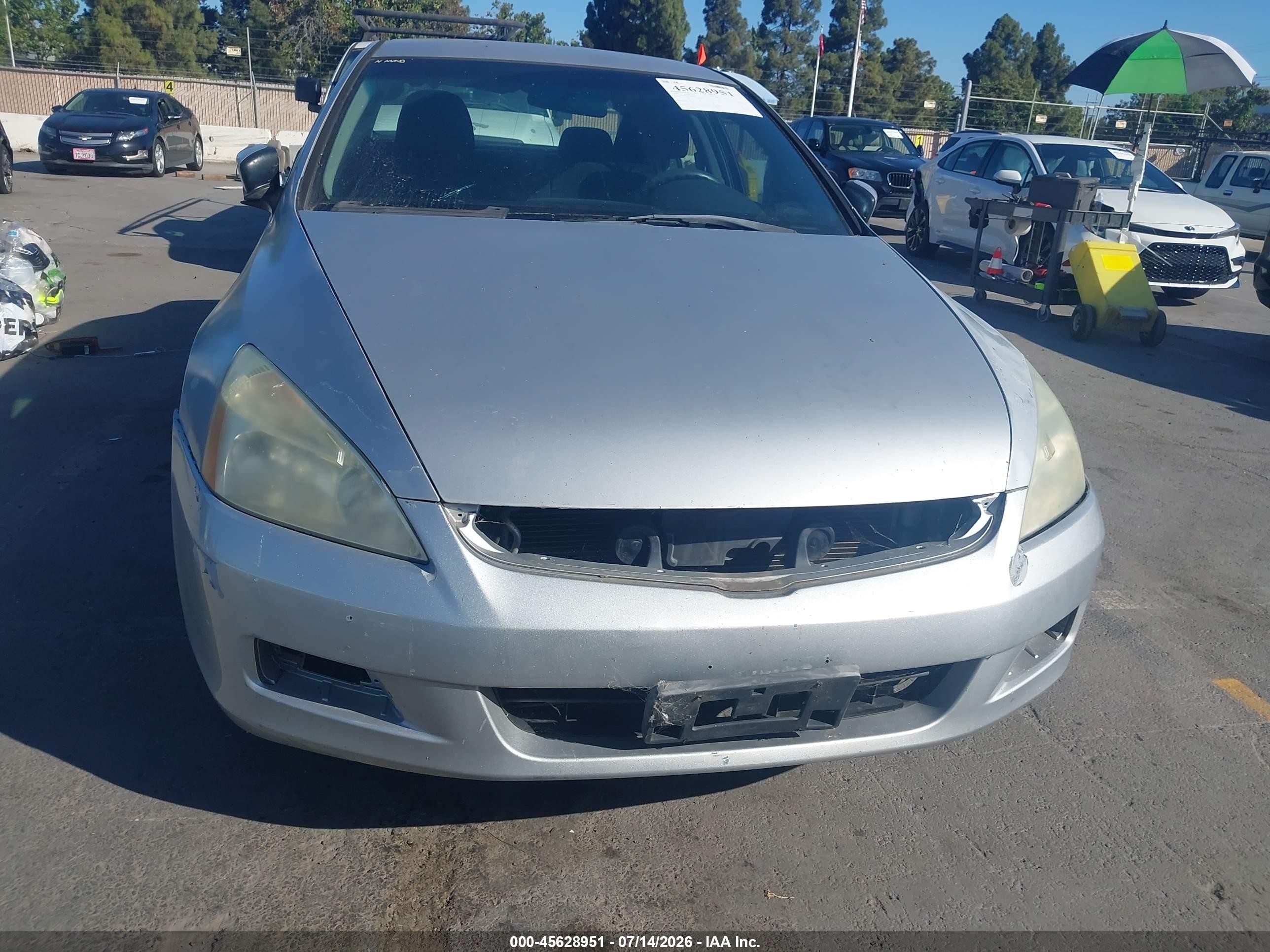 2006 Honda Accord 2.4 Lx Silver vin: 1HGCM56416A004460