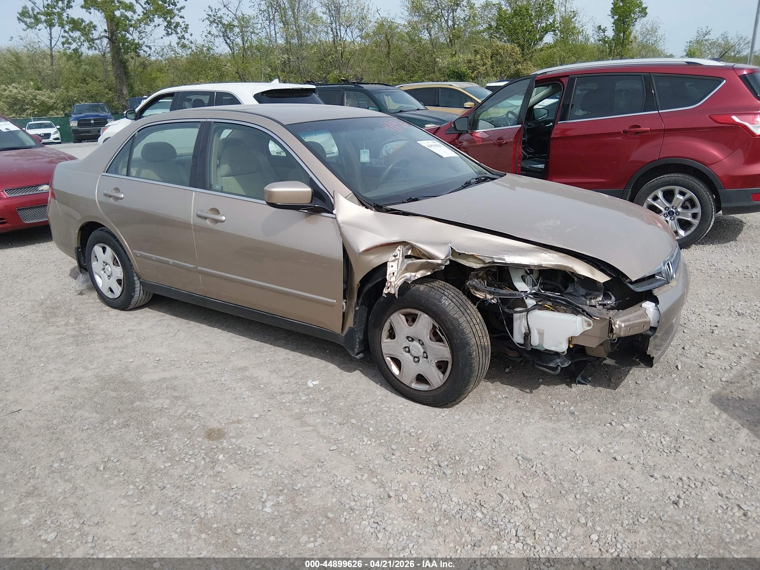 2006 Honda Accord 2.4 Lx Gold vin: 1HGCM56416A034395