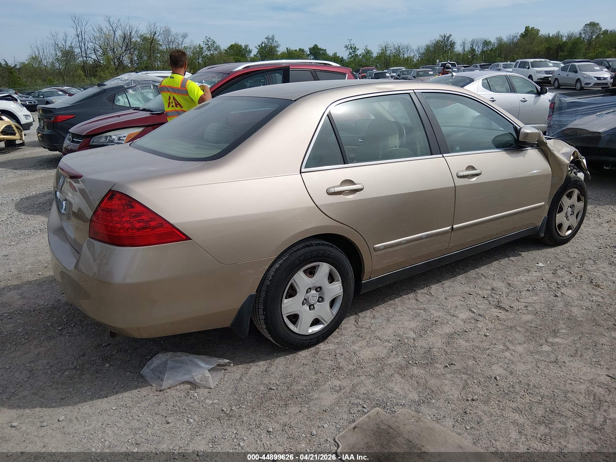 2006 Honda Accord 2.4 Lx Gold vin: 1HGCM56416A034395