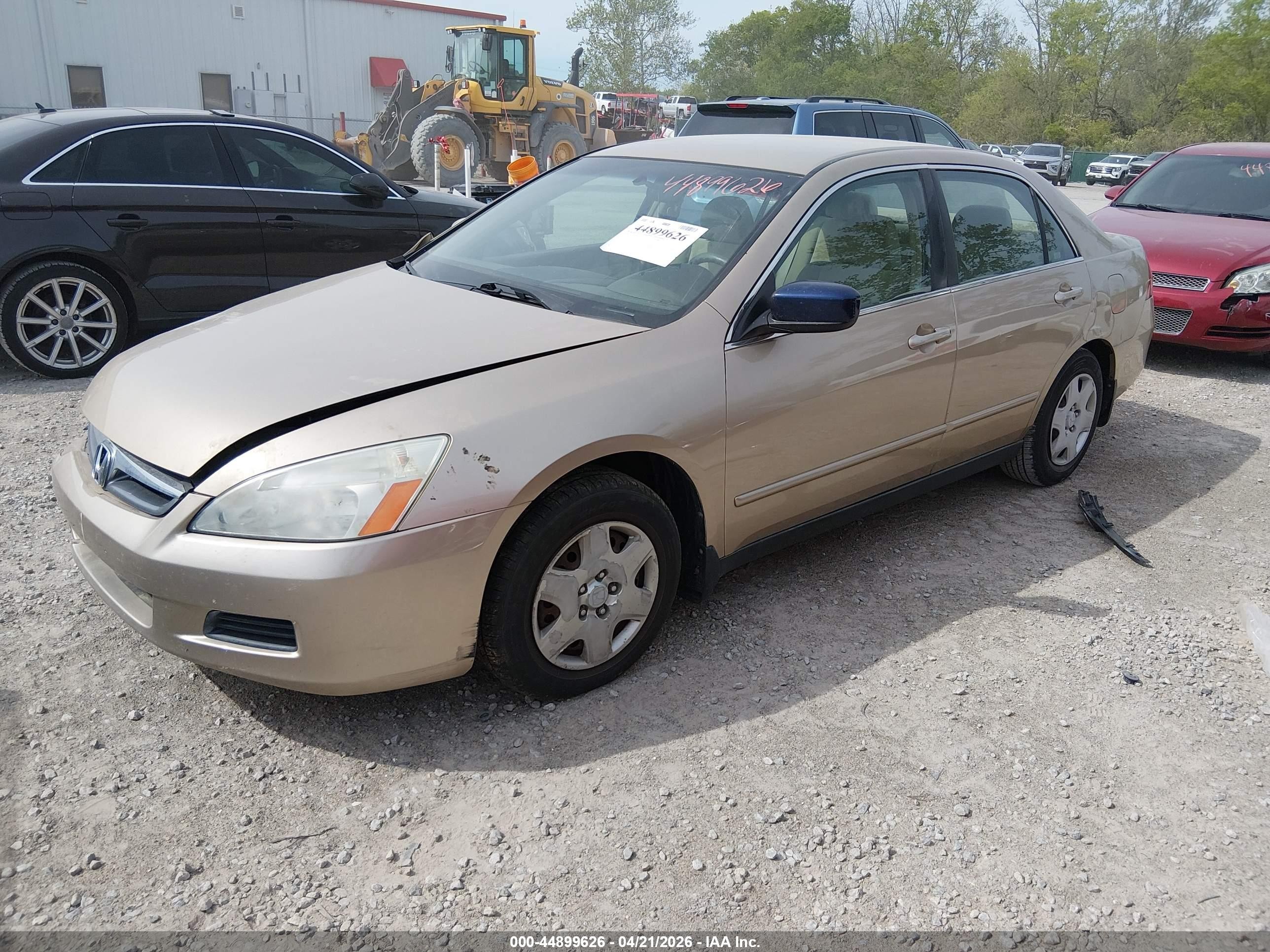 2006 Honda Accord 2.4 Lx Gold vin: 1HGCM56416A034395