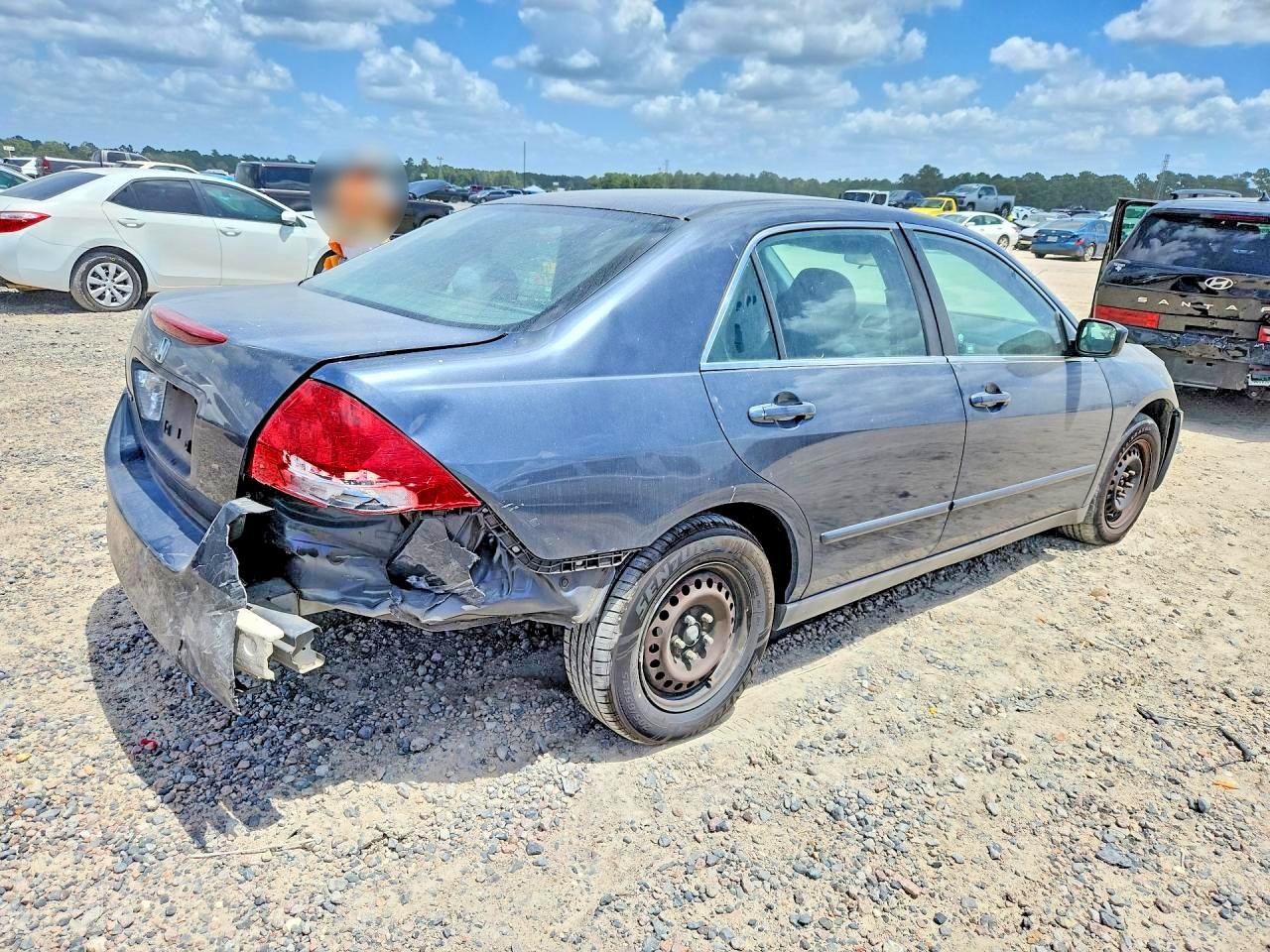 2006 Honda Accord Lx Gray vin: 1HGCM56416A098324