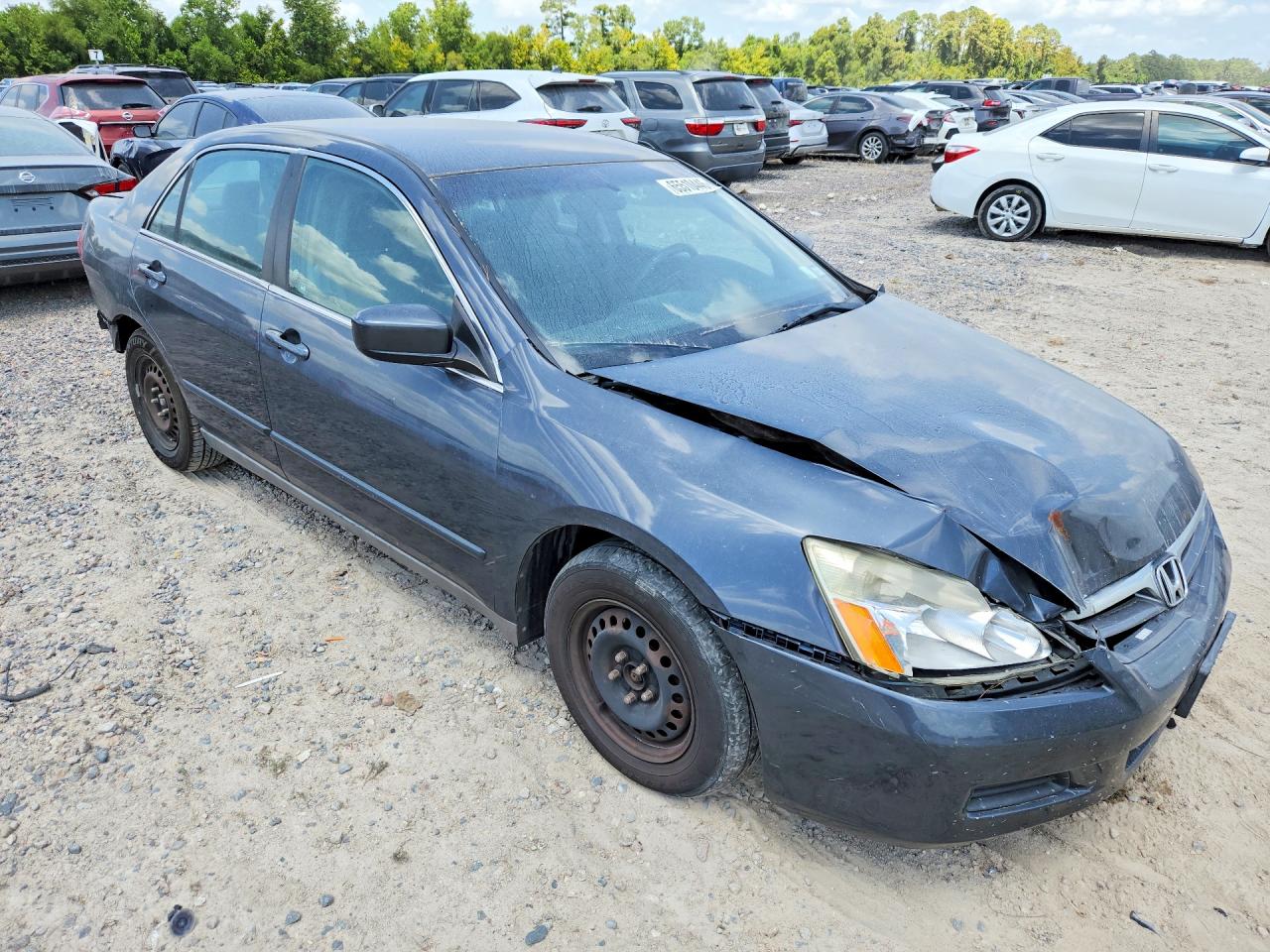 2006 Honda Accord Lx Gray vin: 1HGCM56416A098324