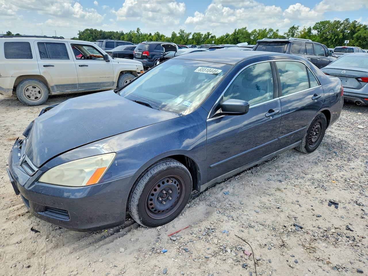 2006 Honda Accord Lx Gray vin: 1HGCM56416A098324
