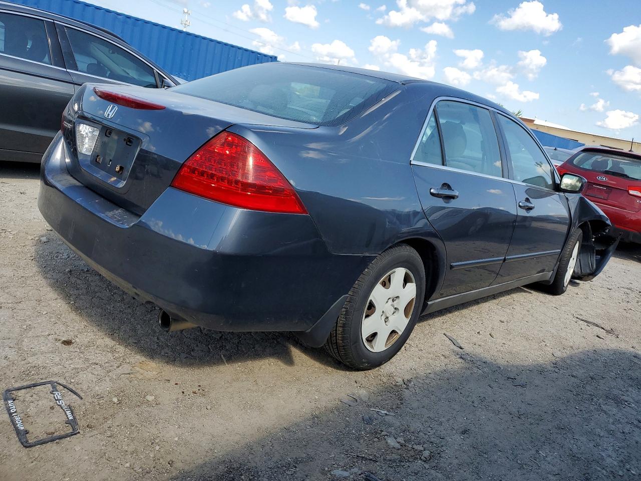 2006 Honda Accord Lx Серый vin: 1HGCM56416A114635